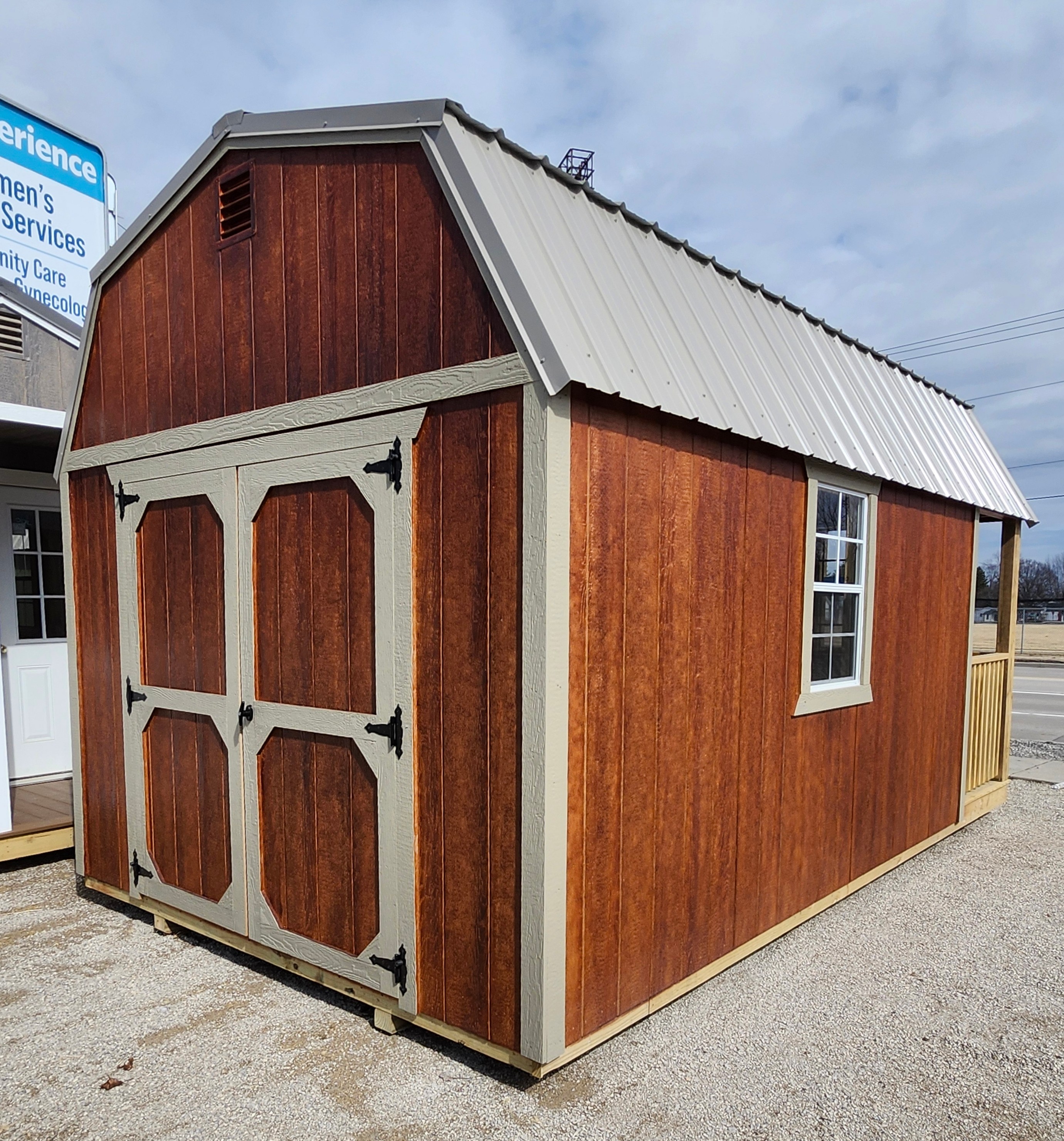 10 x 18 Lofted Barn Cabin – 2