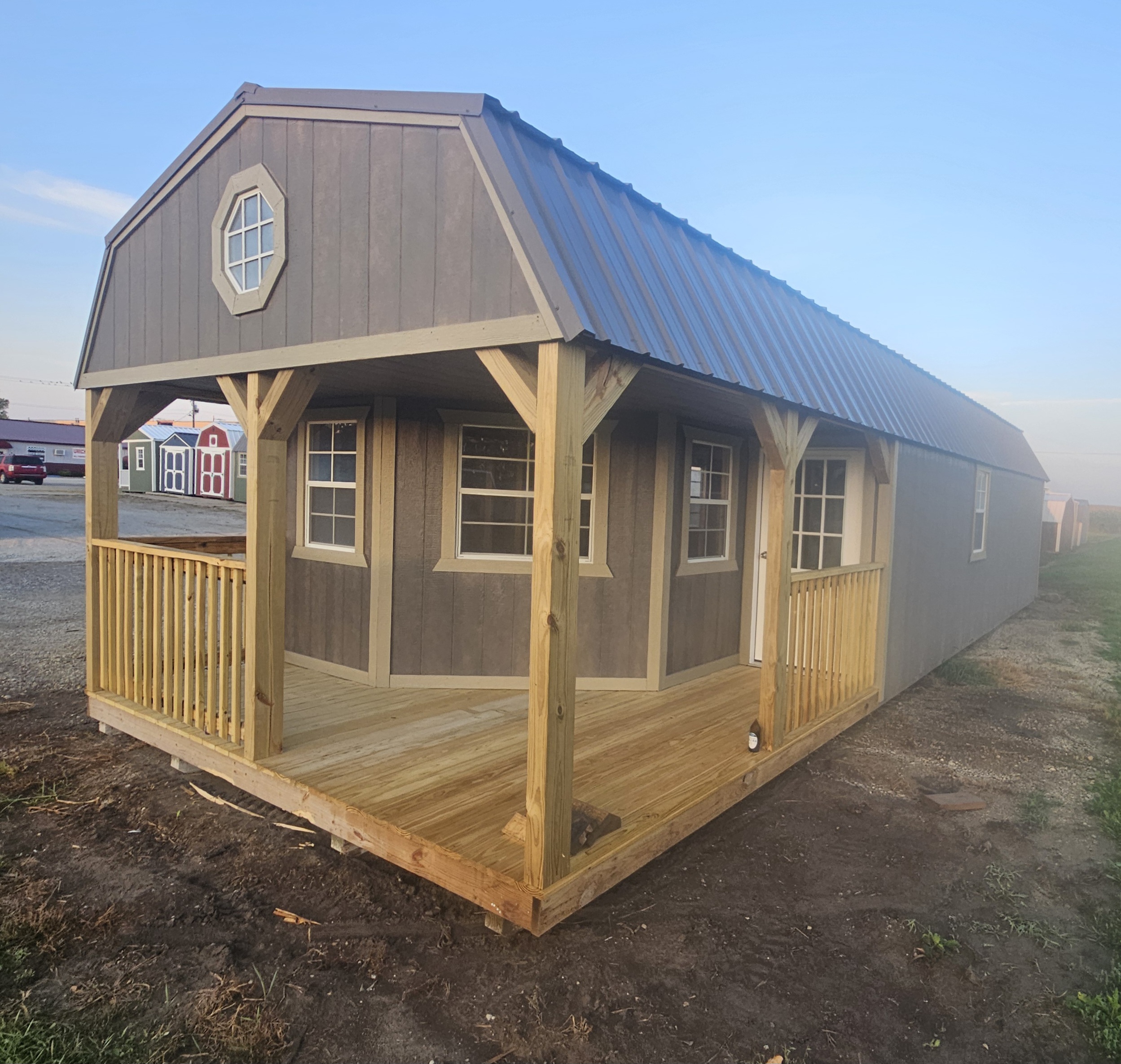 14 x 40 Deluxe Lofted Barn Cabin – 3