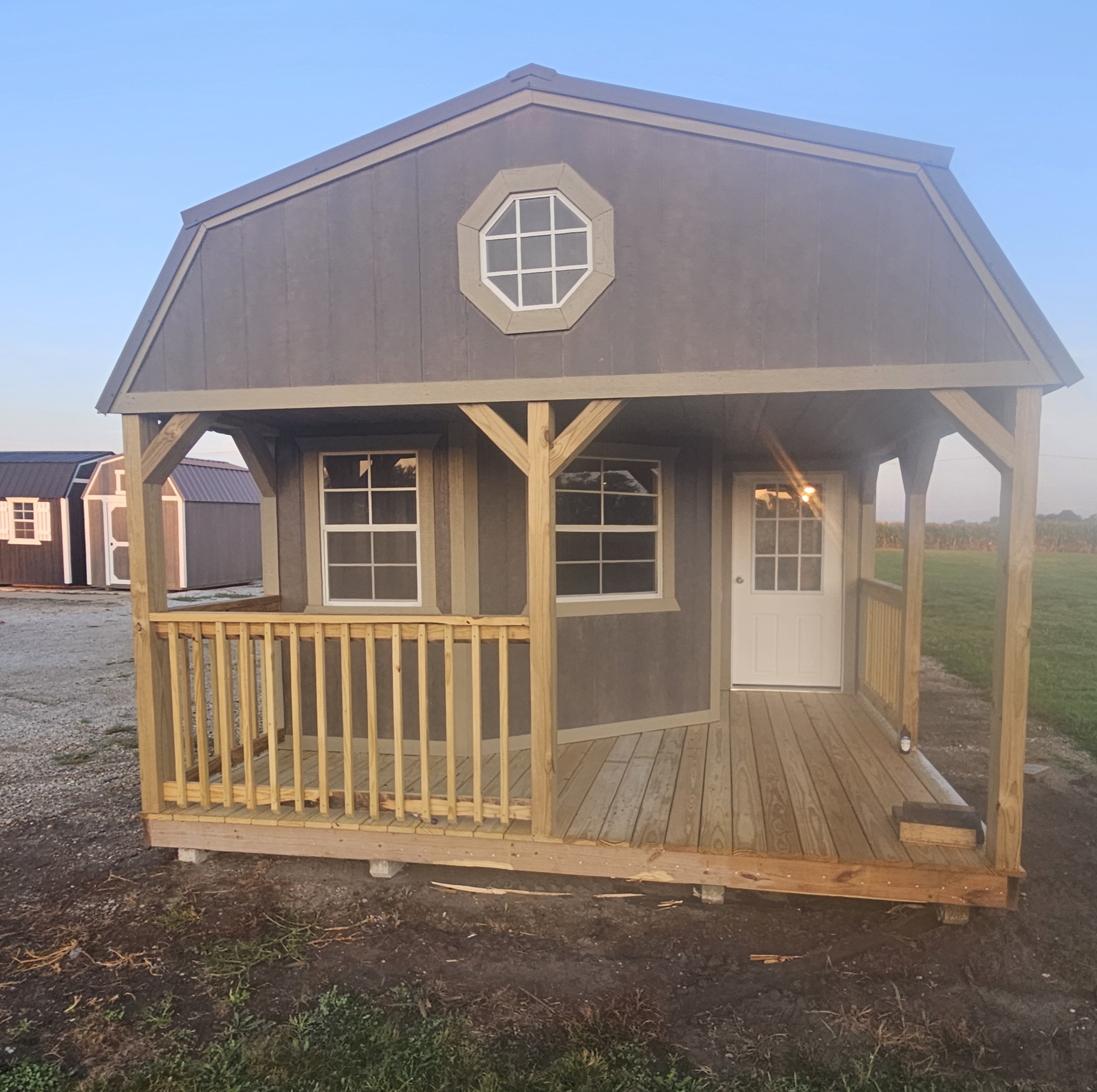 14 x 40 Deluxe Lofted Barn Cabin – 1
