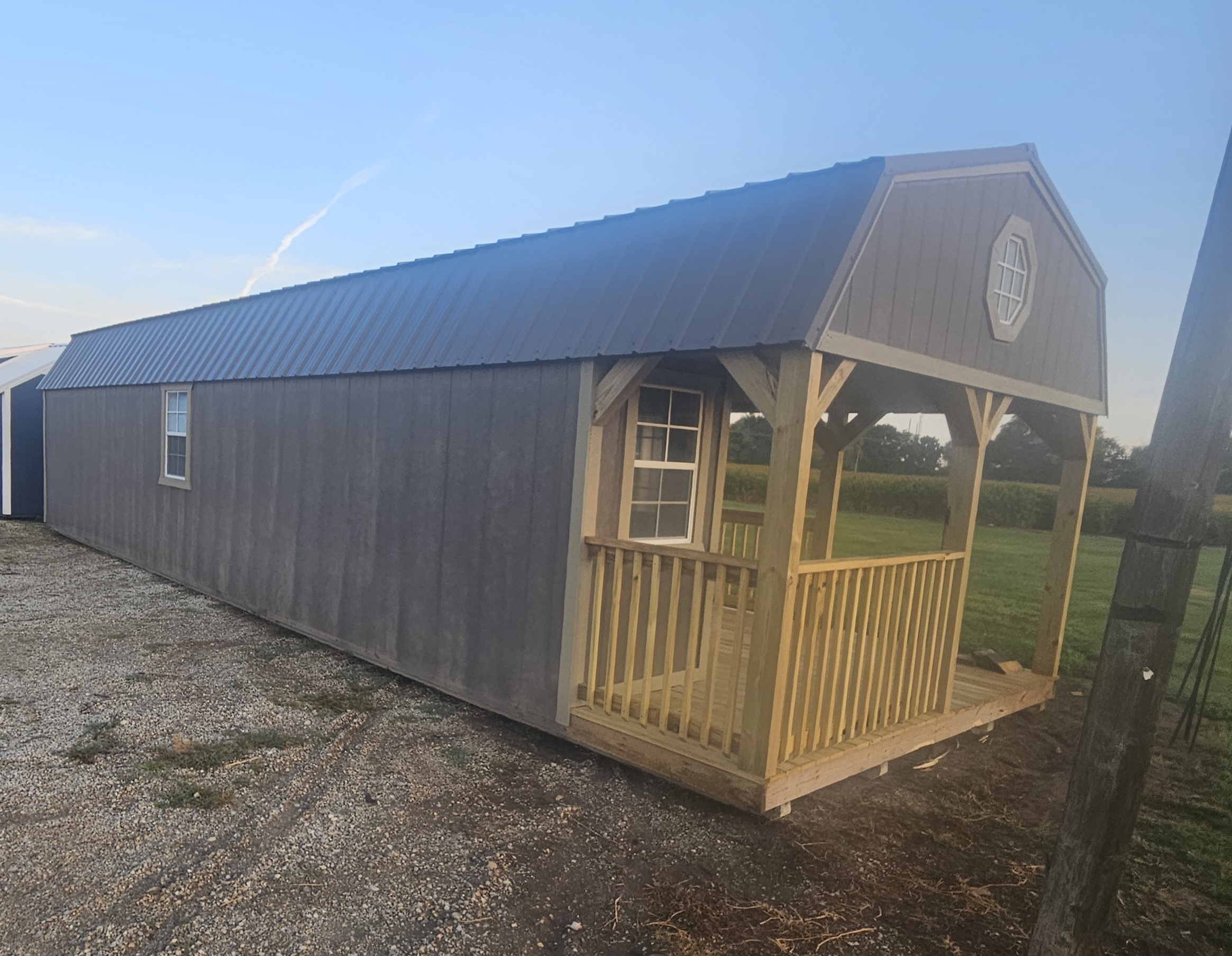 14 x 40 Deluxe Lofted Barn Cabin – 2