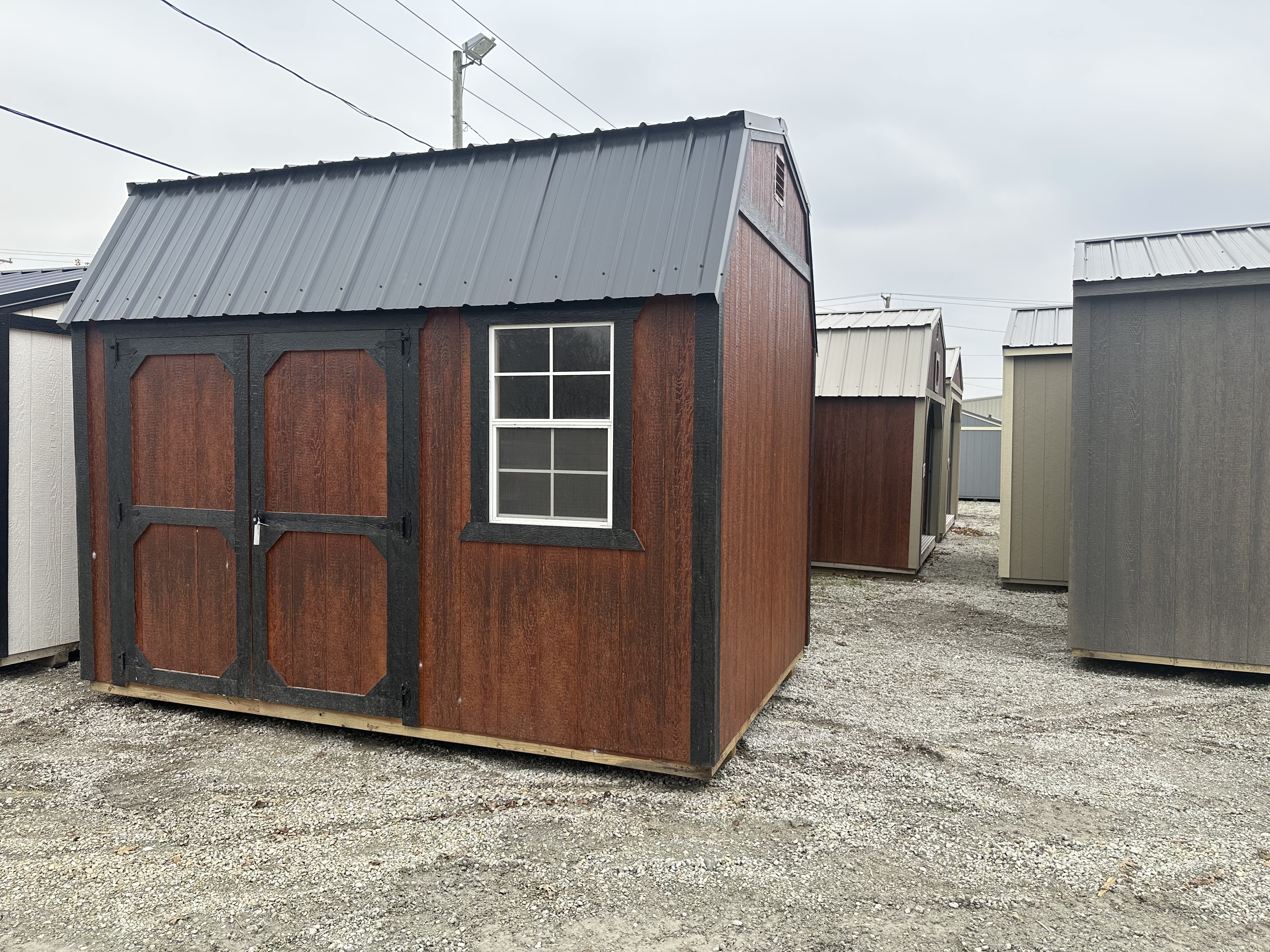 8 x 12 Side Lofted Barn – 3