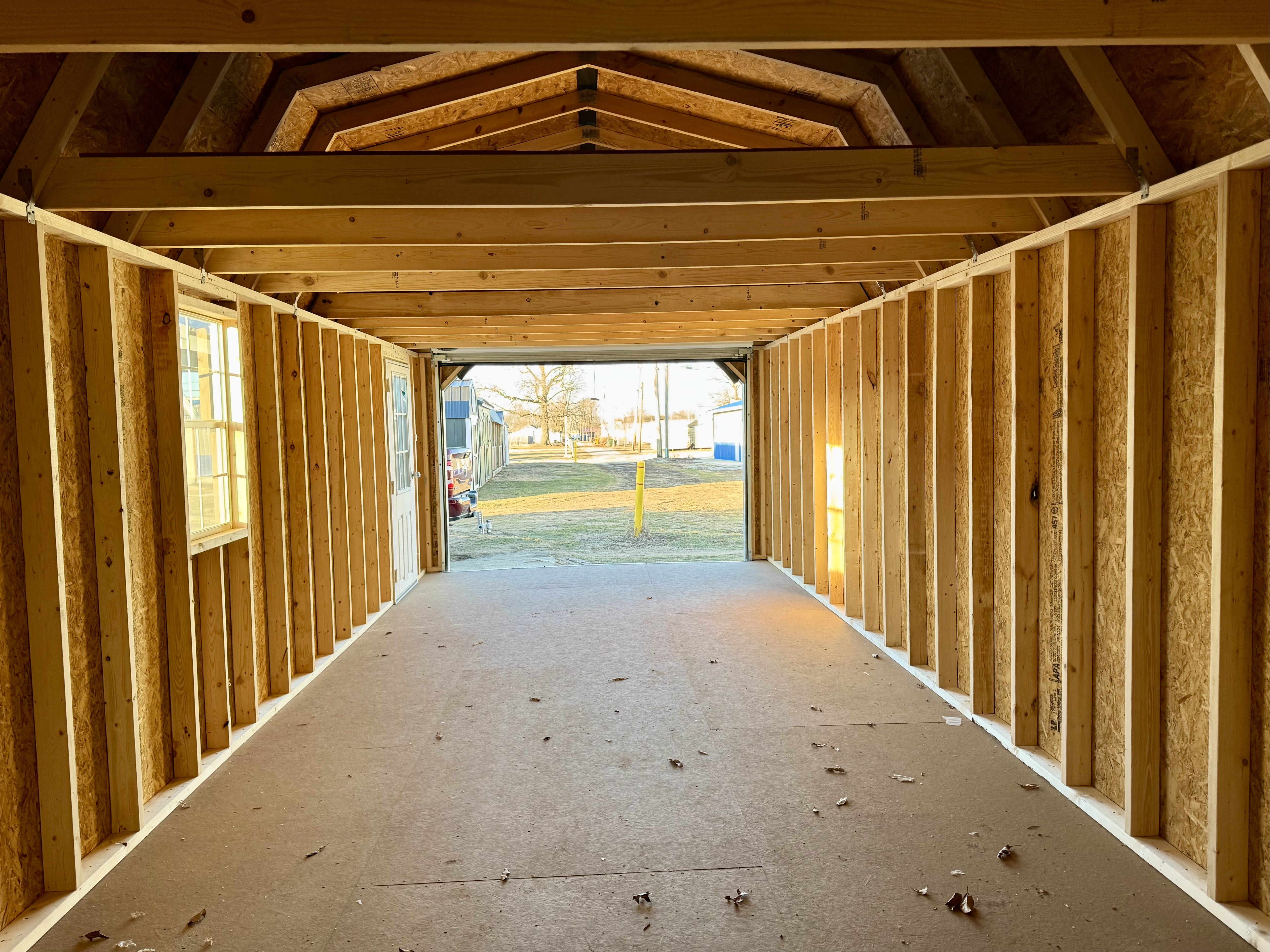 12 x 32 Lofted Garage – 3