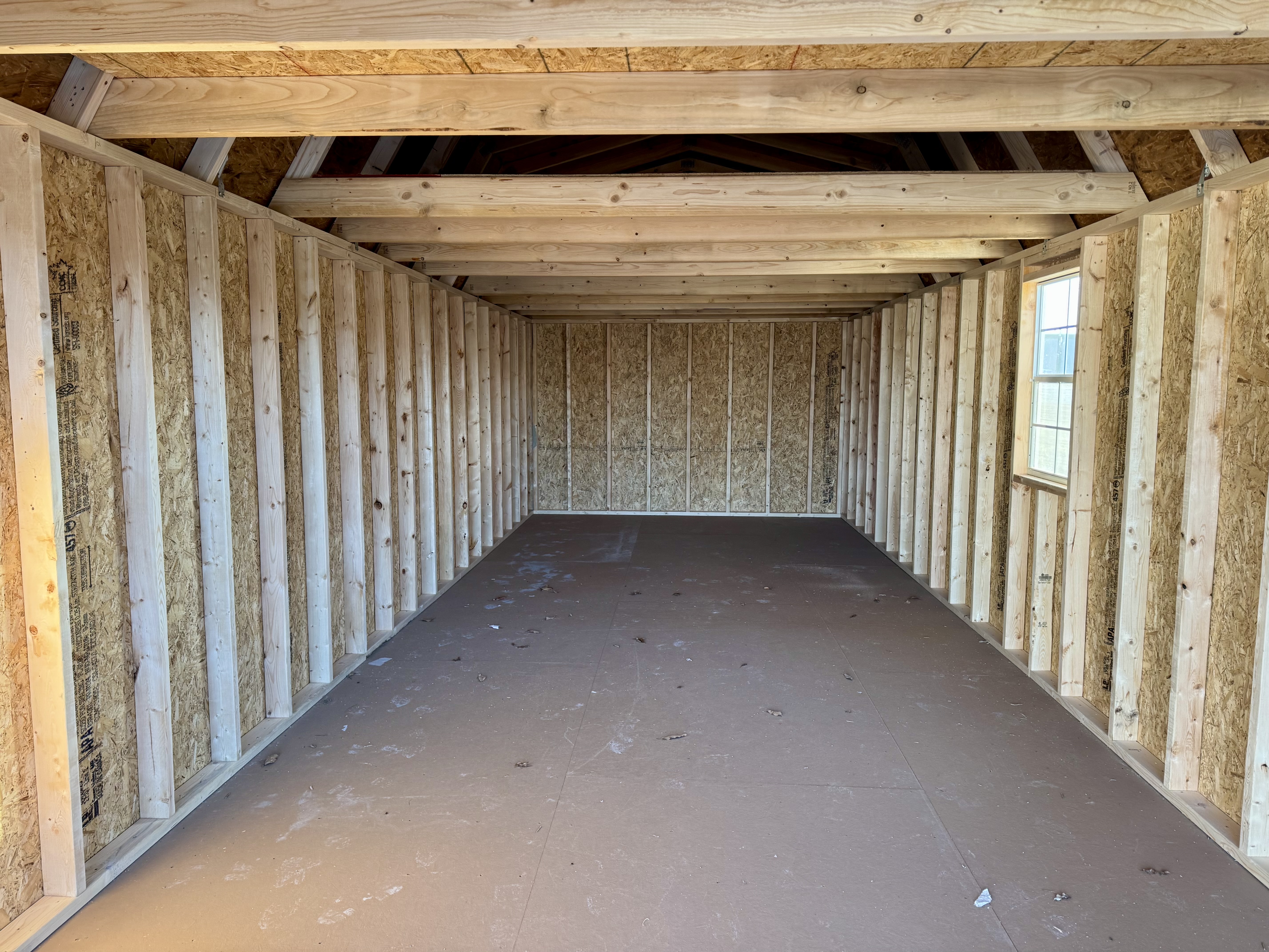 12 x 32 Lofted Garage – 4