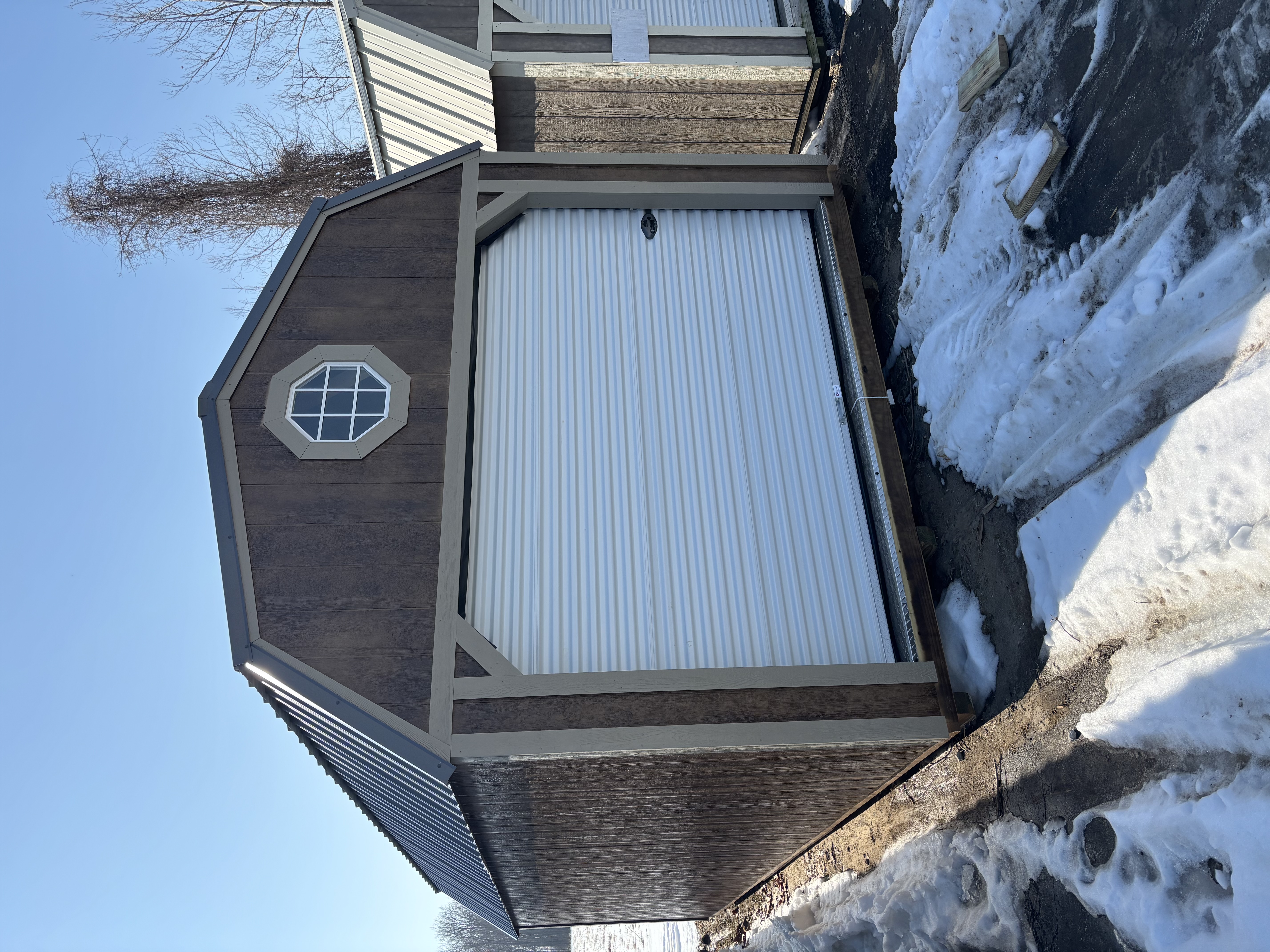 12 x 24 Lofted Garage – 2