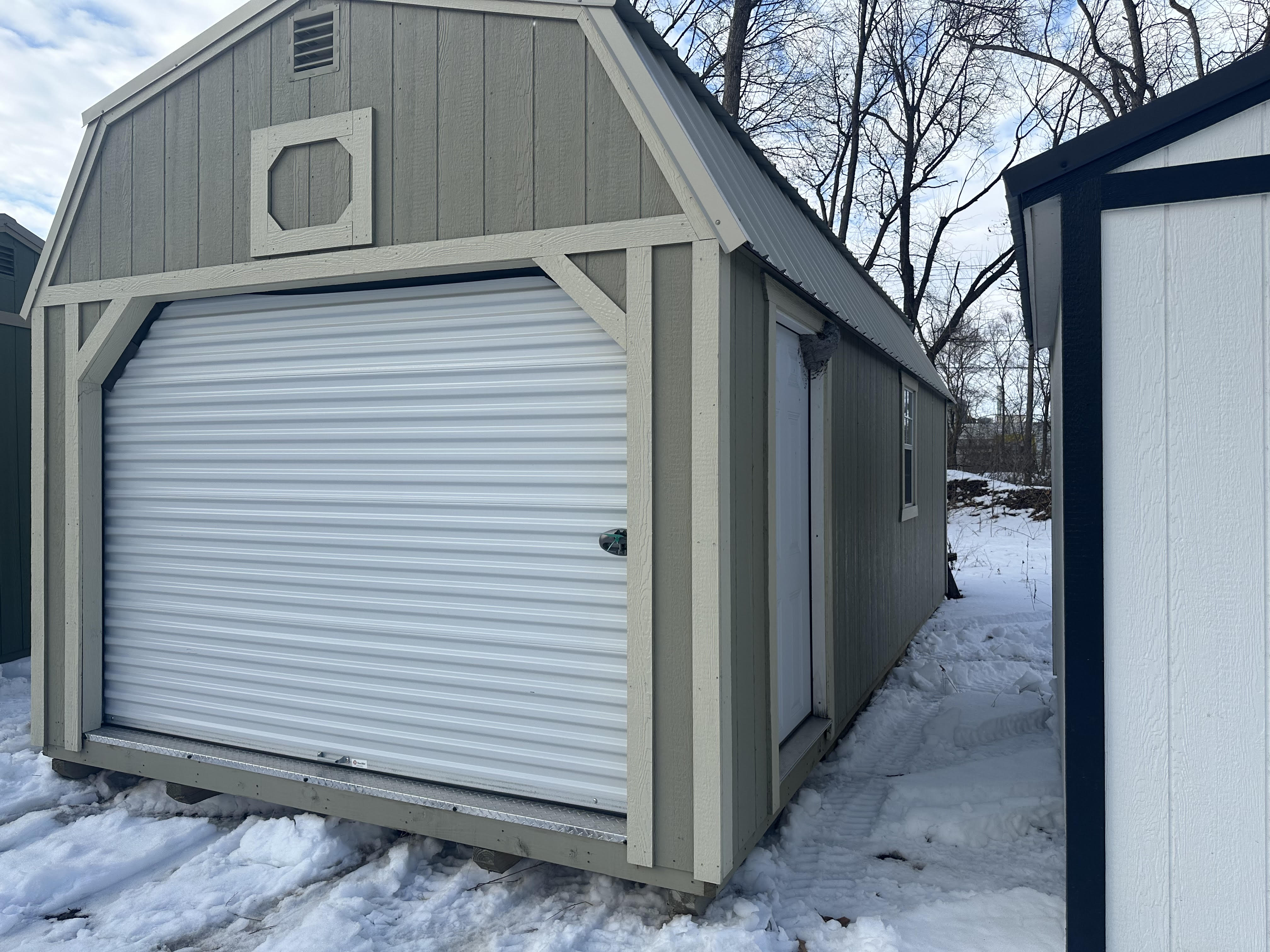 12 x 24 Lofted Garage – 2