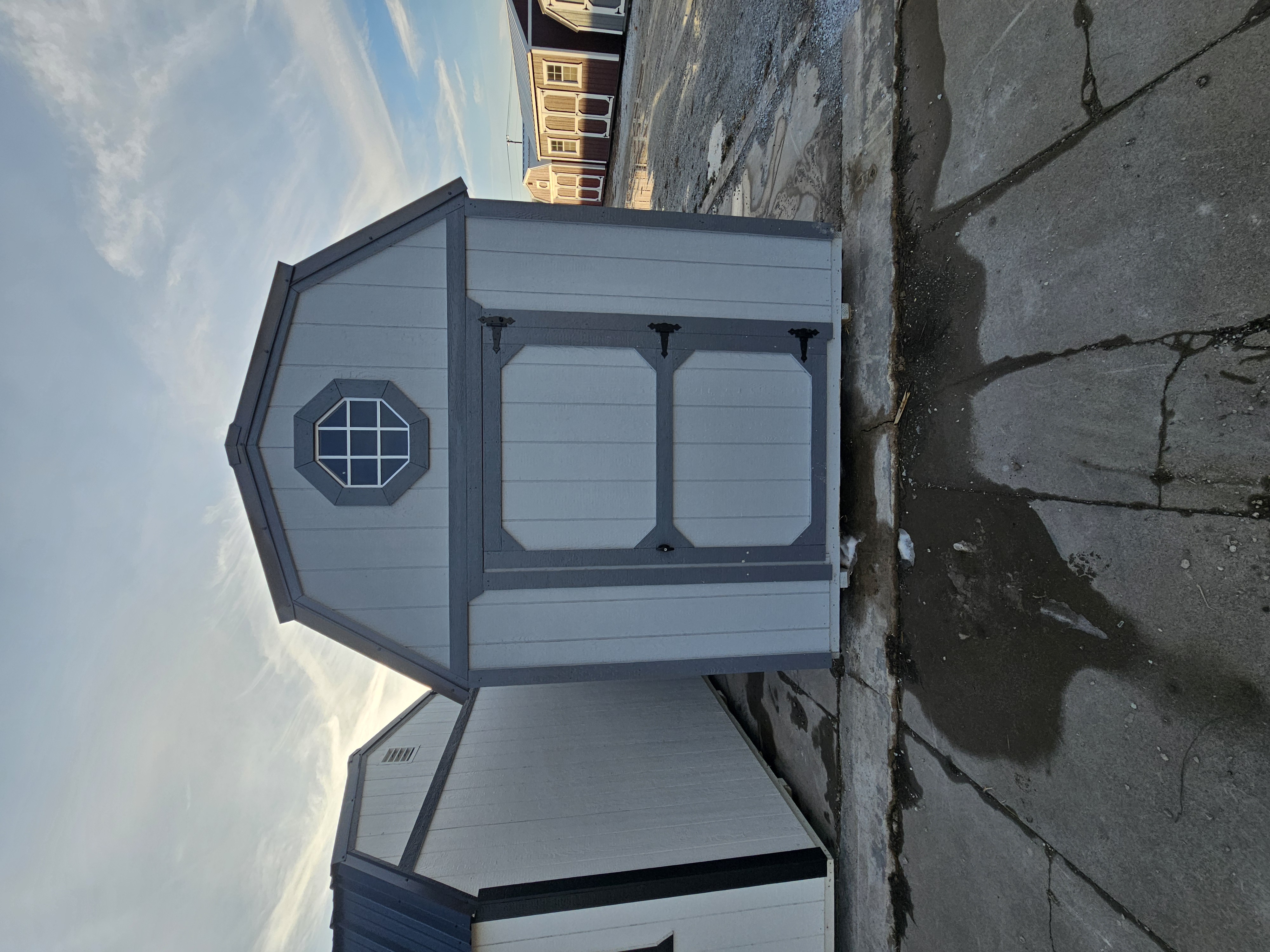 8 x 12 Lofted Barn – 1