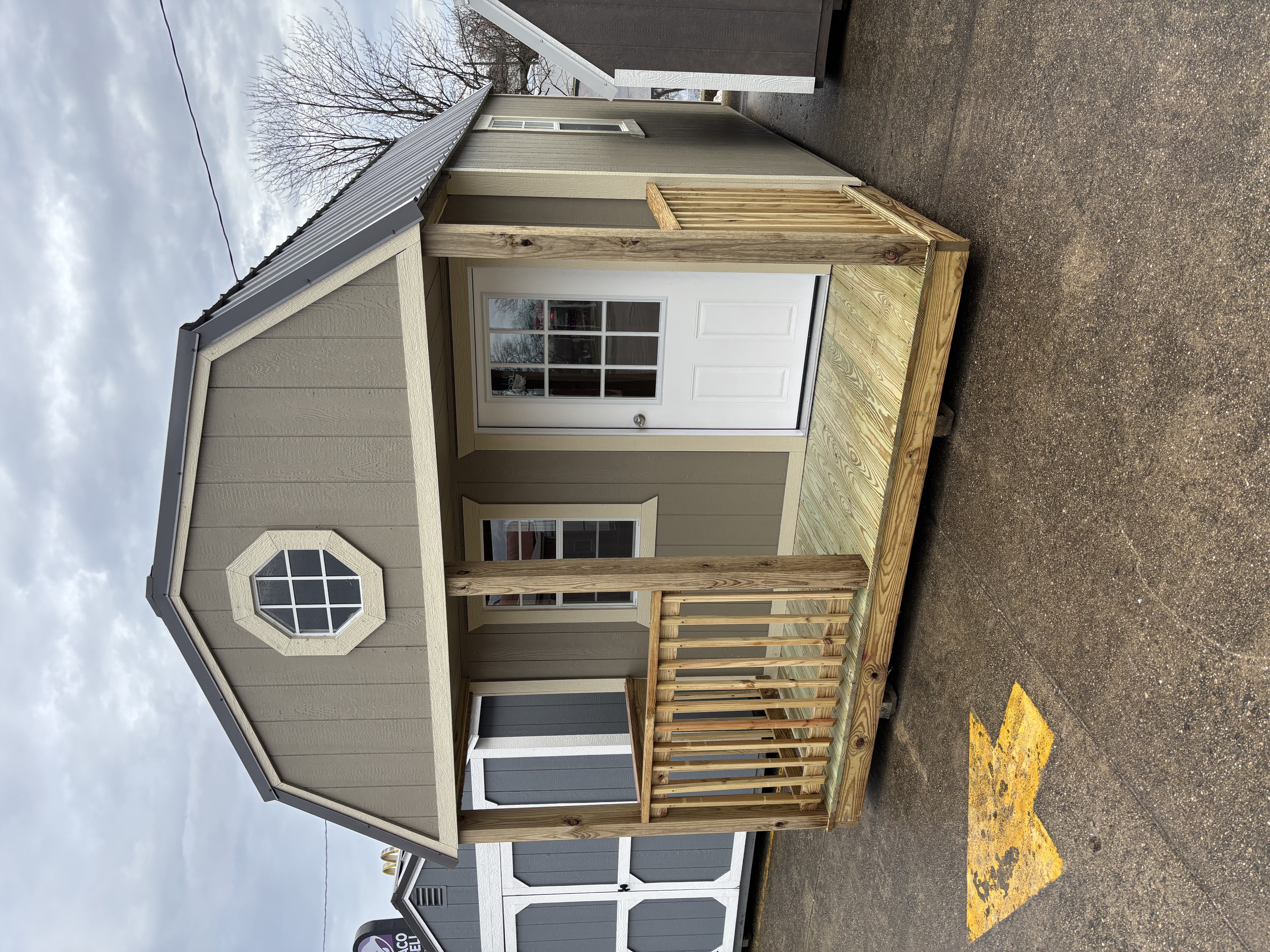 10 x 18 Lofted Barn Cabin – 1
