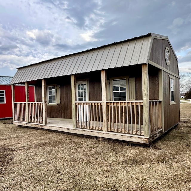 14 x 24 Lofted Pioneer Cabin – 3
