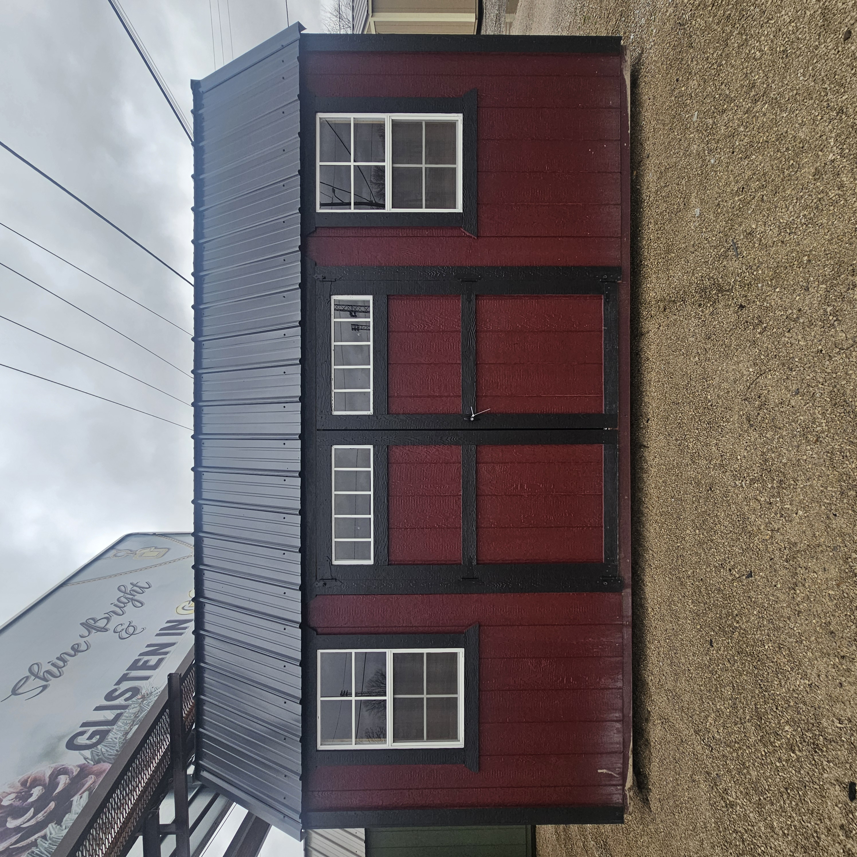 10 x 16 Side Lofted Barn – 2
