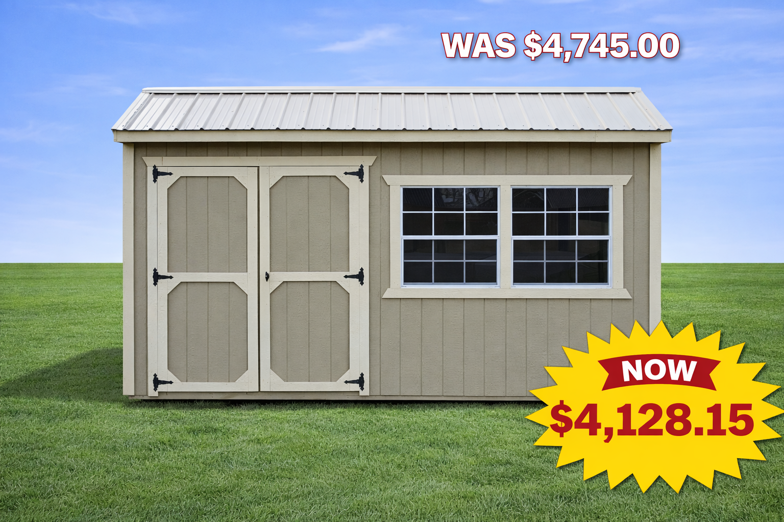 10 x 16 Cottage Shed – 2