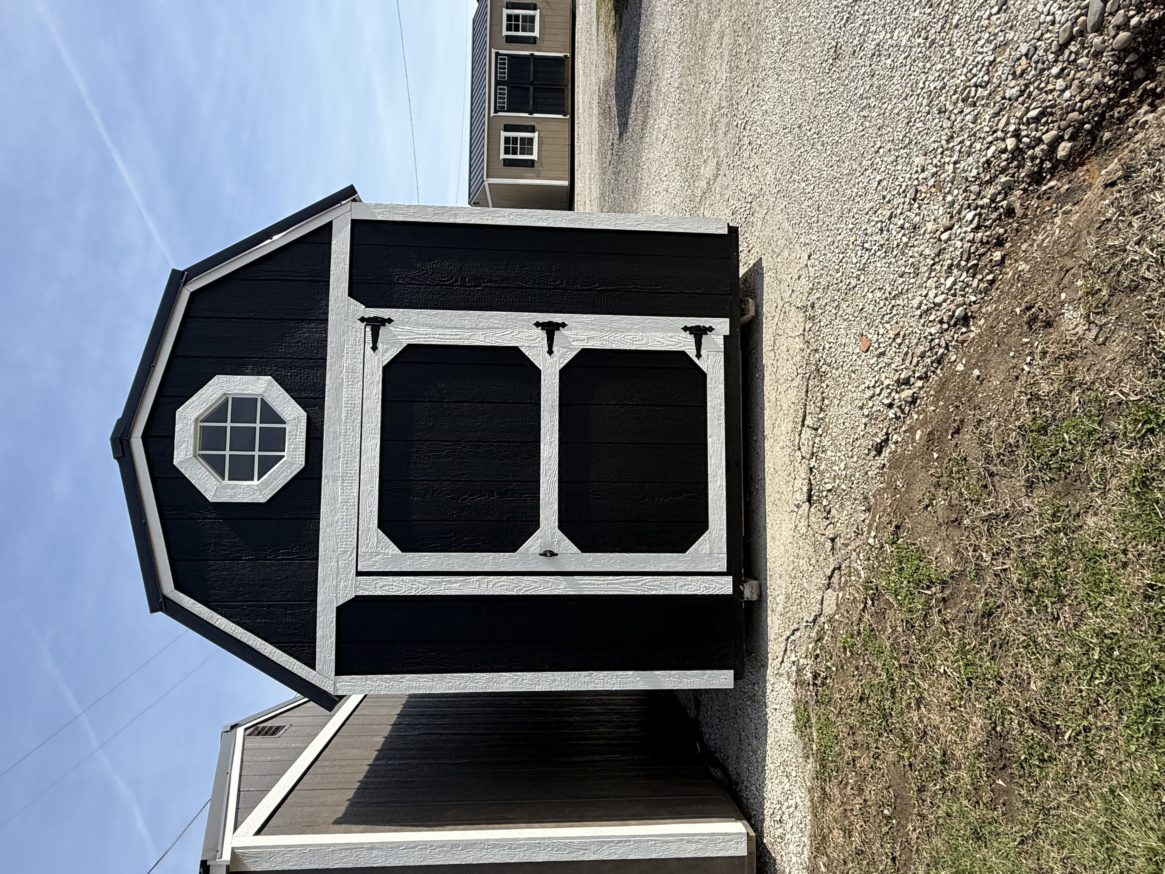8 x 12 Lofted Barn – 1
