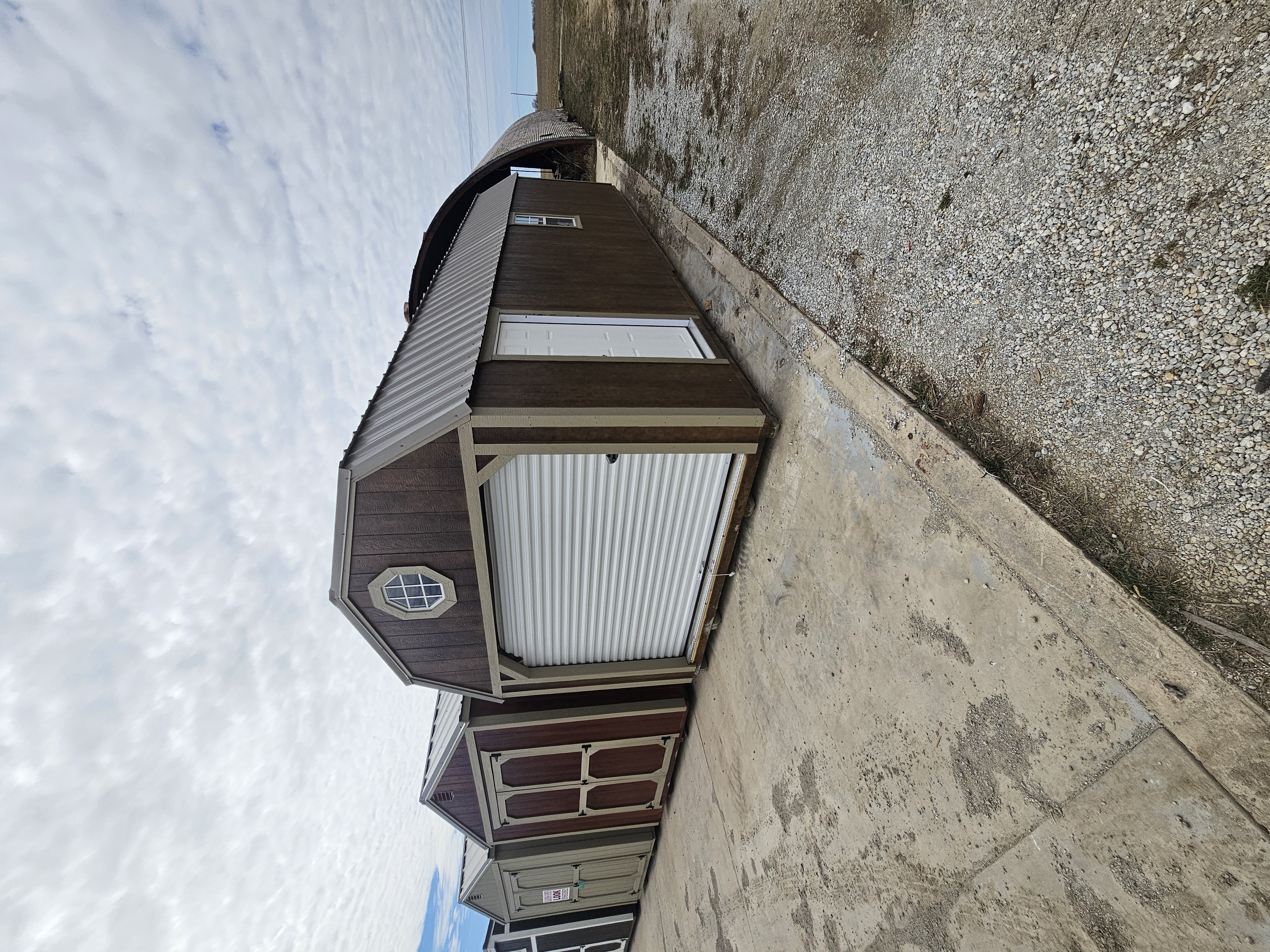 12 x 32 Lofted Garage – 1
