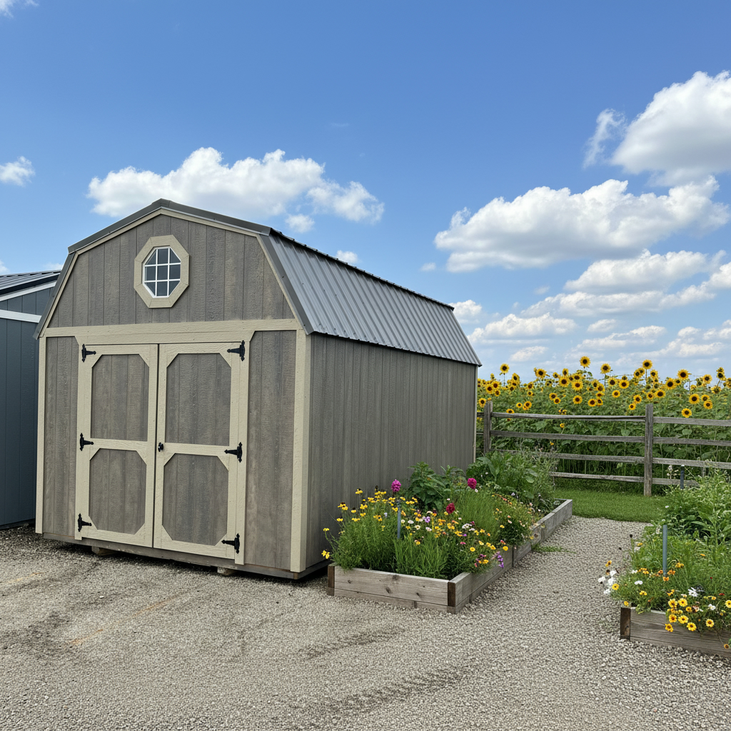 10 x 20 Lofted Barn – 1