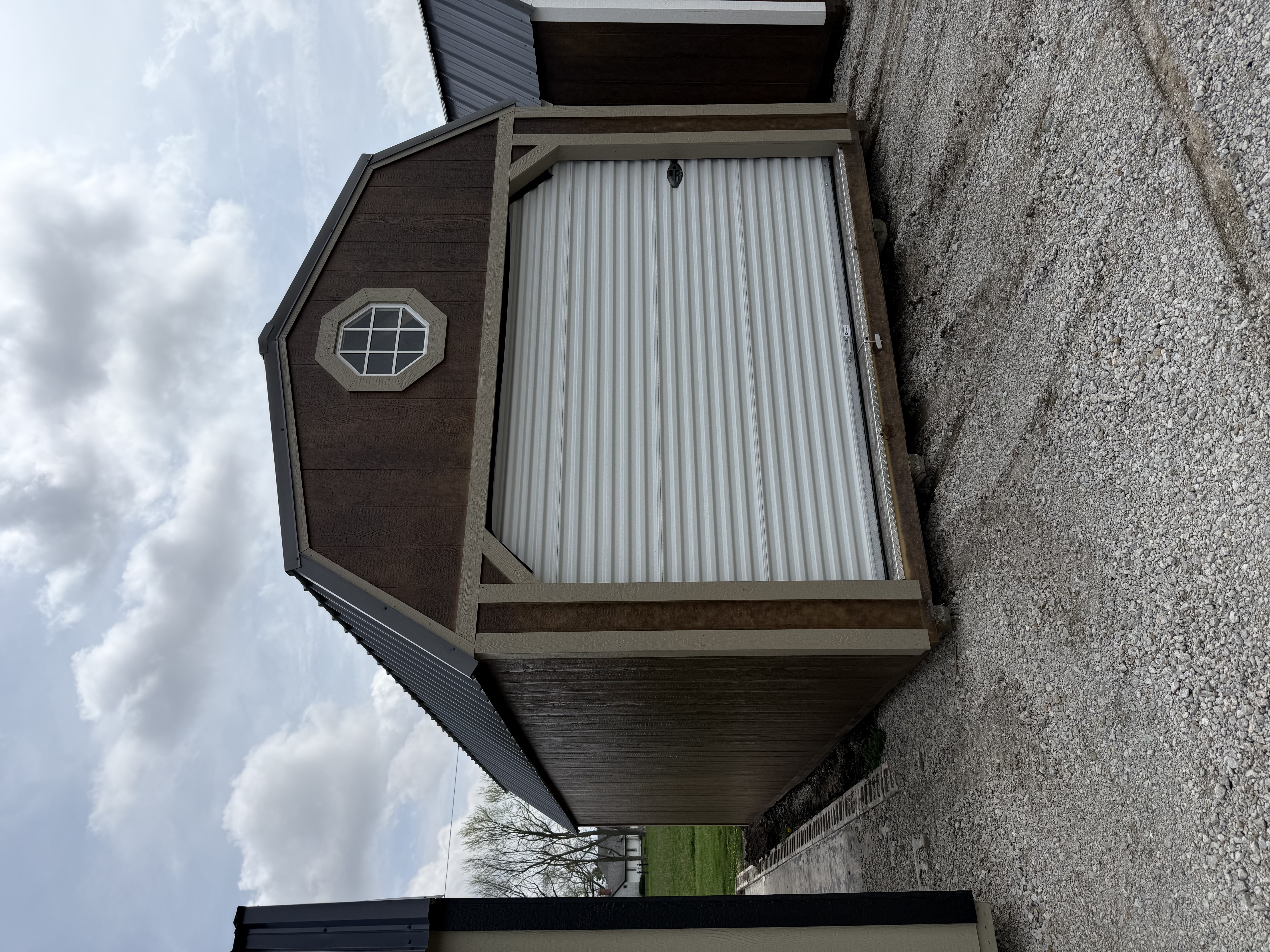 12 x 24 Lofted Garage – 1