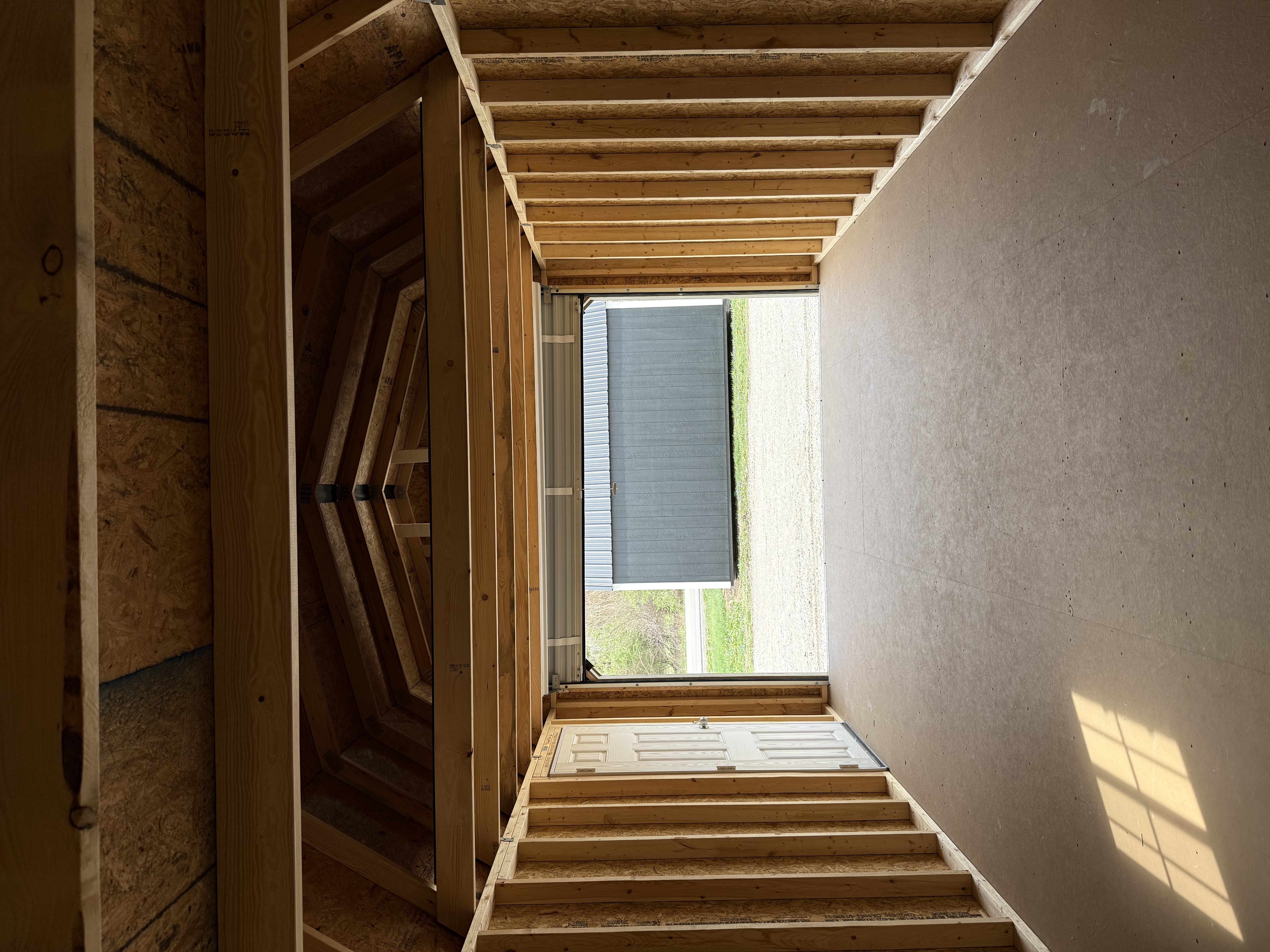 12 x 24 Lofted Garage – 2