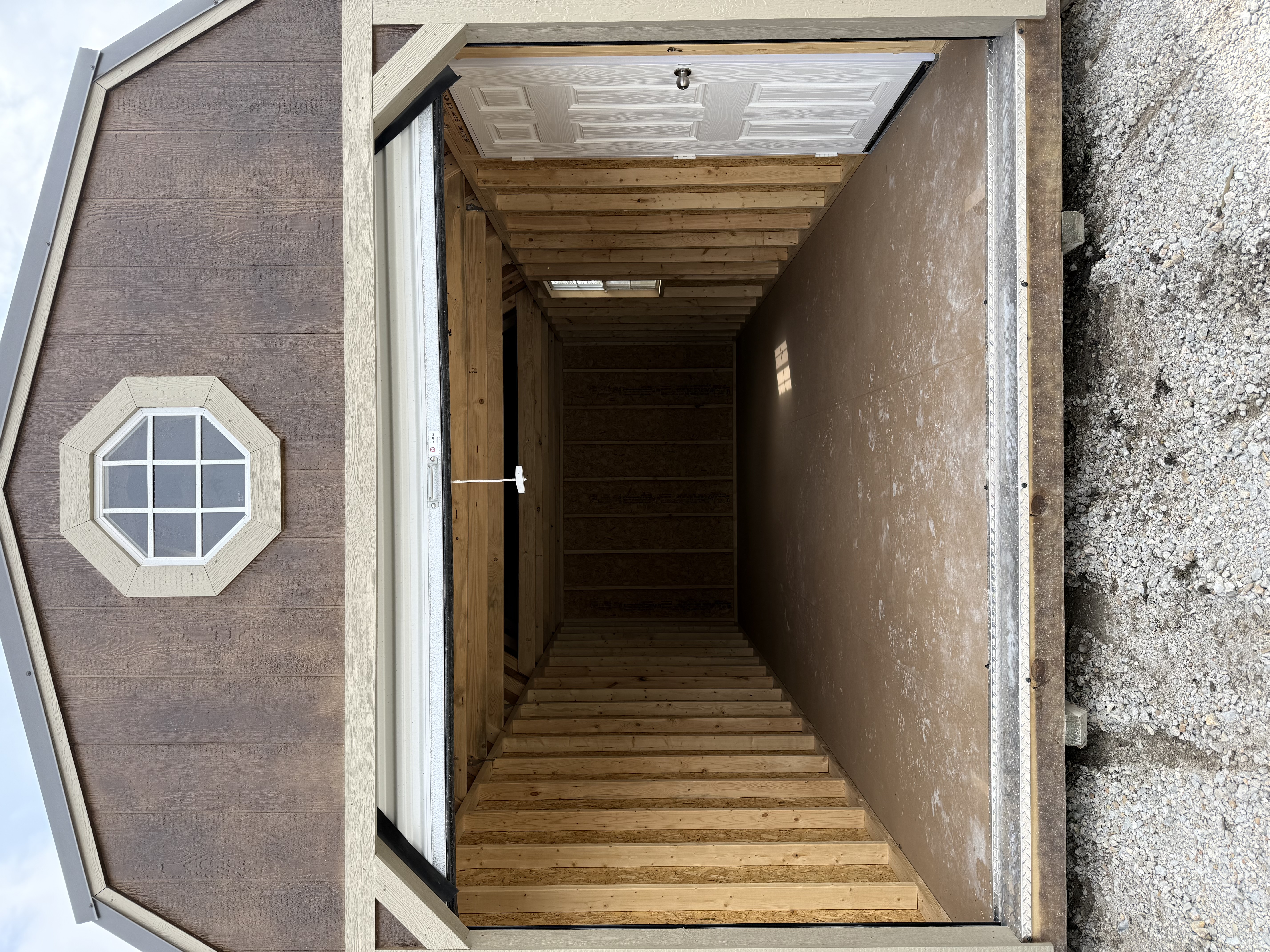 12 x 24 Lofted Garage – 4