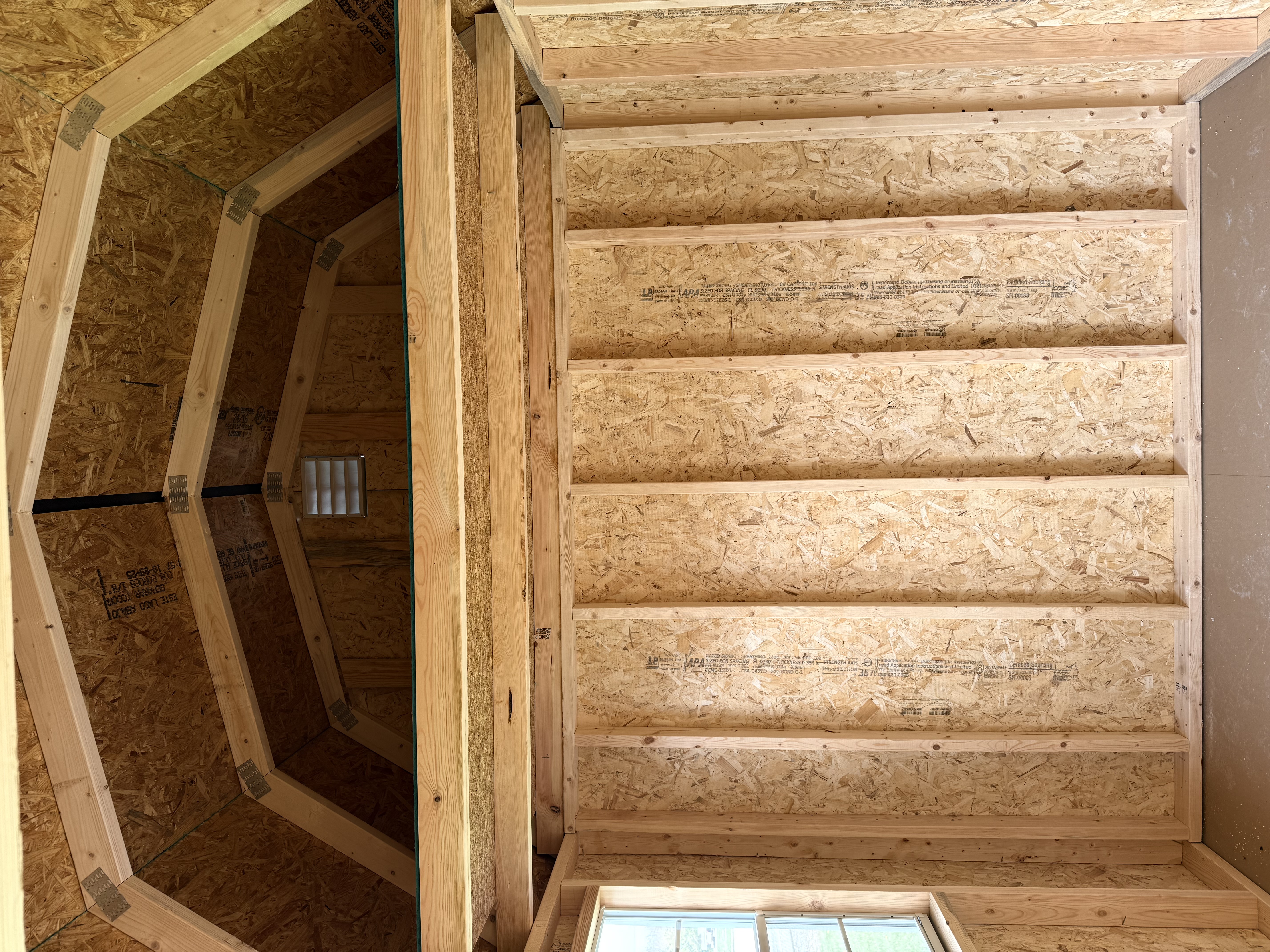 8 x 12 Side Lofted Barn – 2