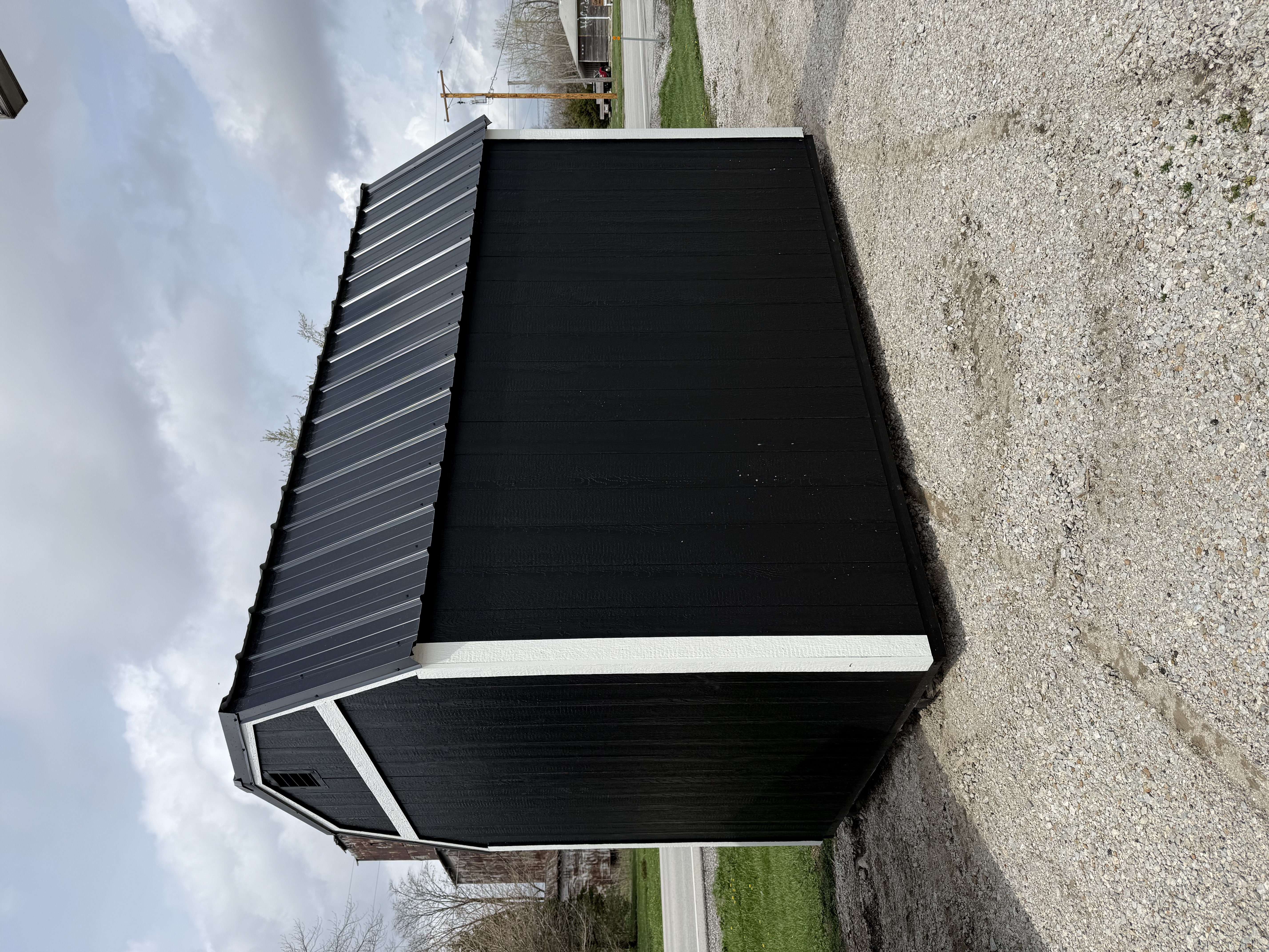 8 x 12 Side Lofted Barn – 3