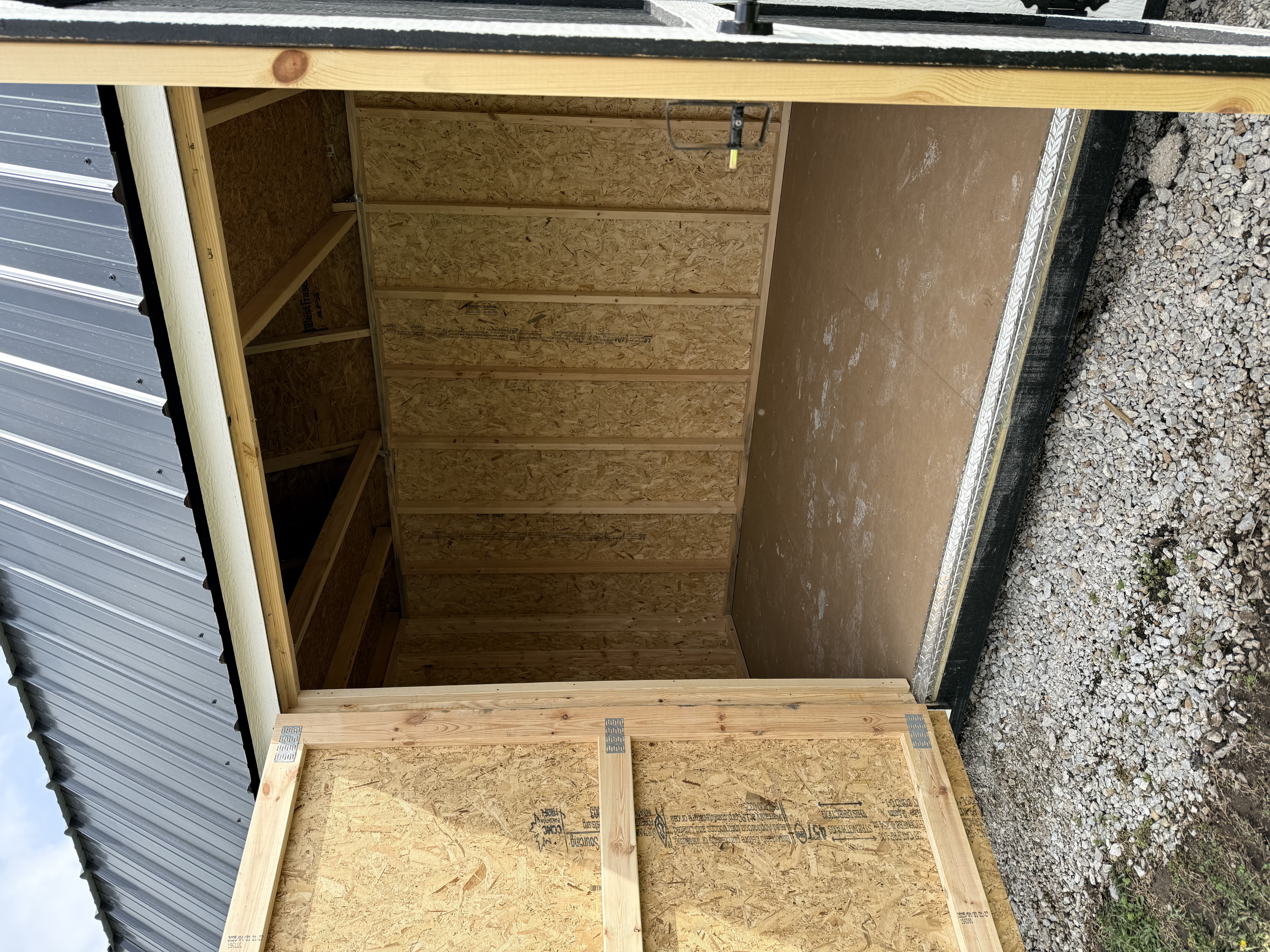 8 x 12 Side Lofted Barn – 5