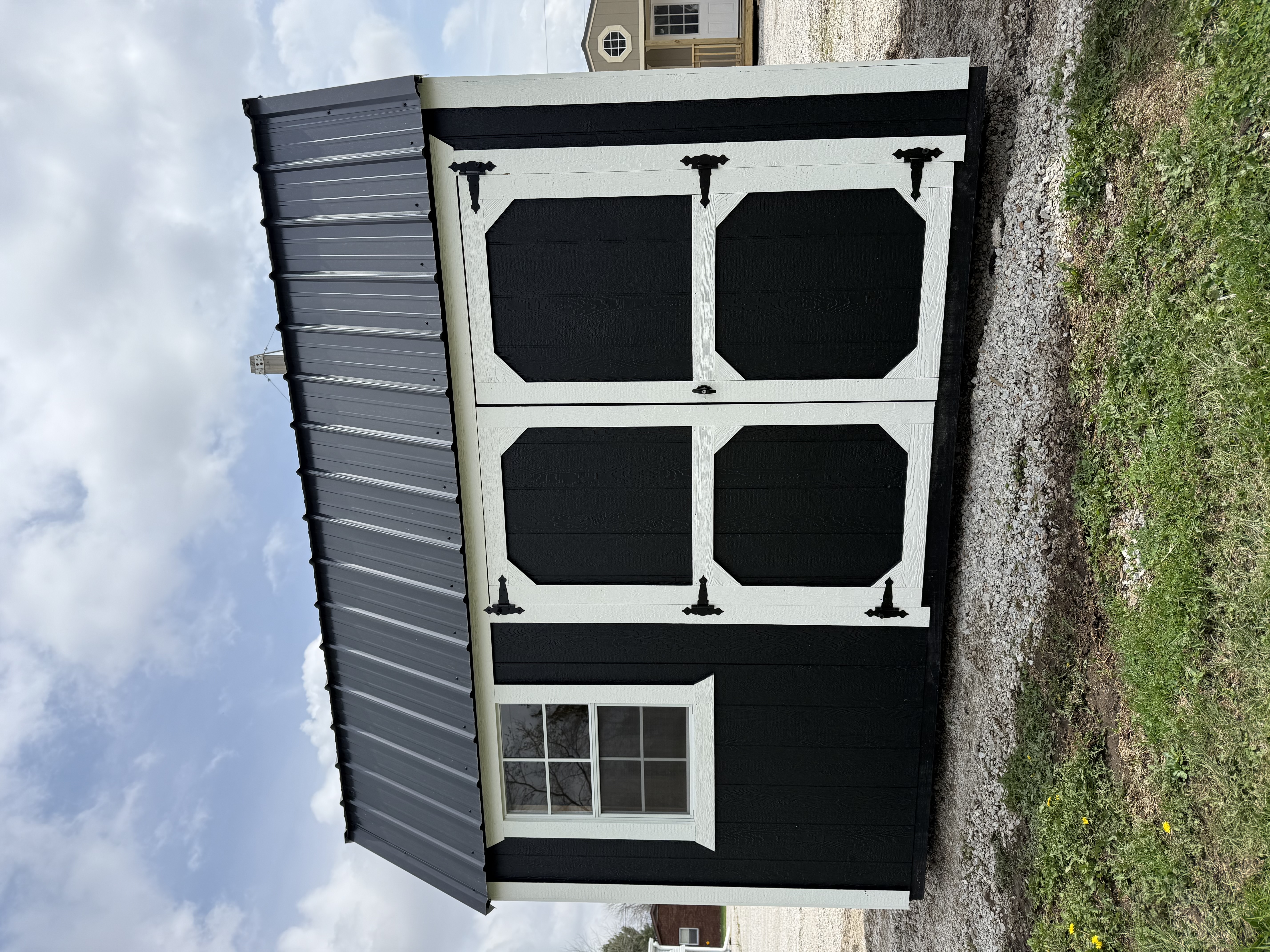 8 x 12 Side Lofted Barn – 6