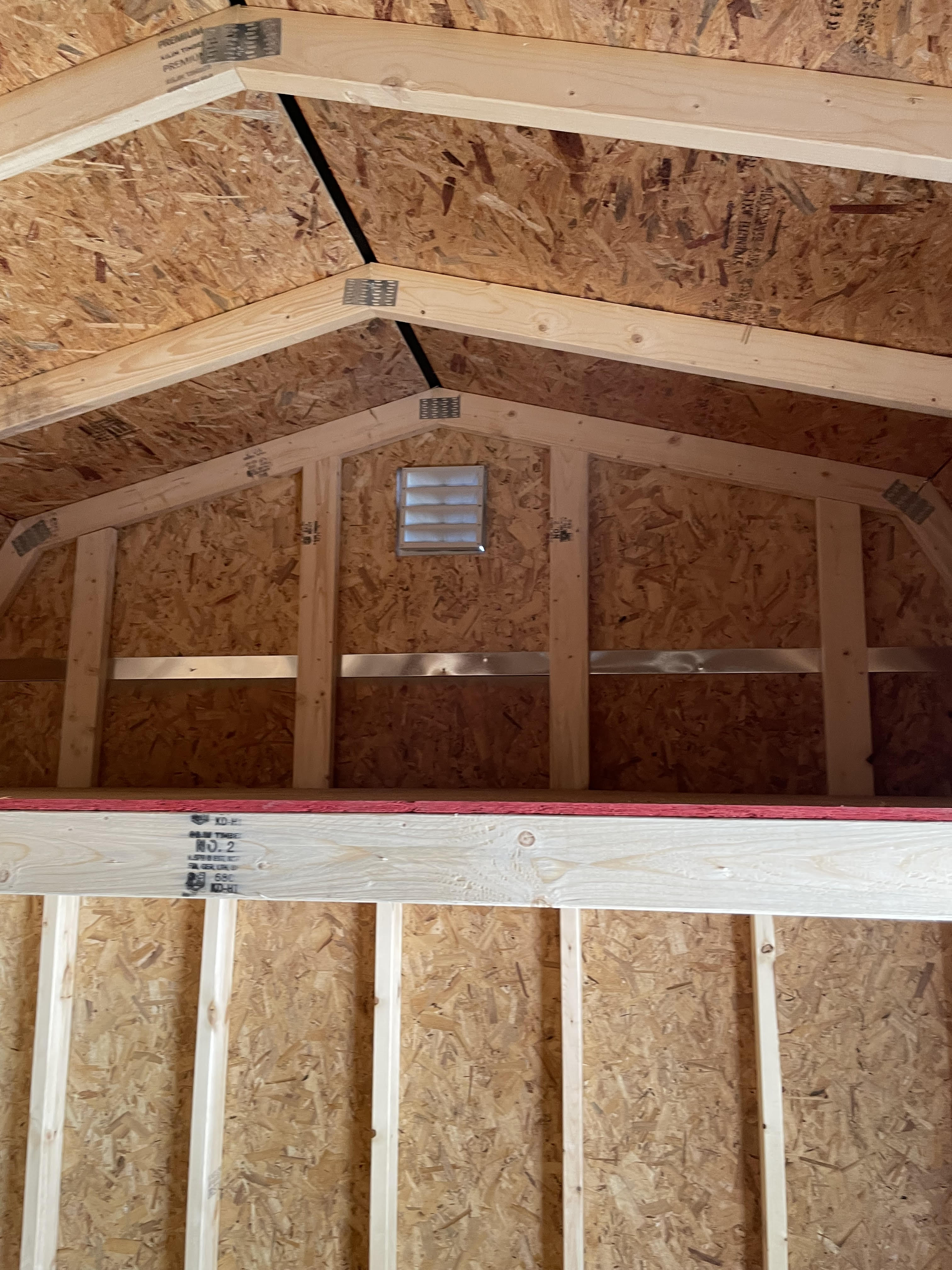 10 x 12 Side Lofted Barn – 3