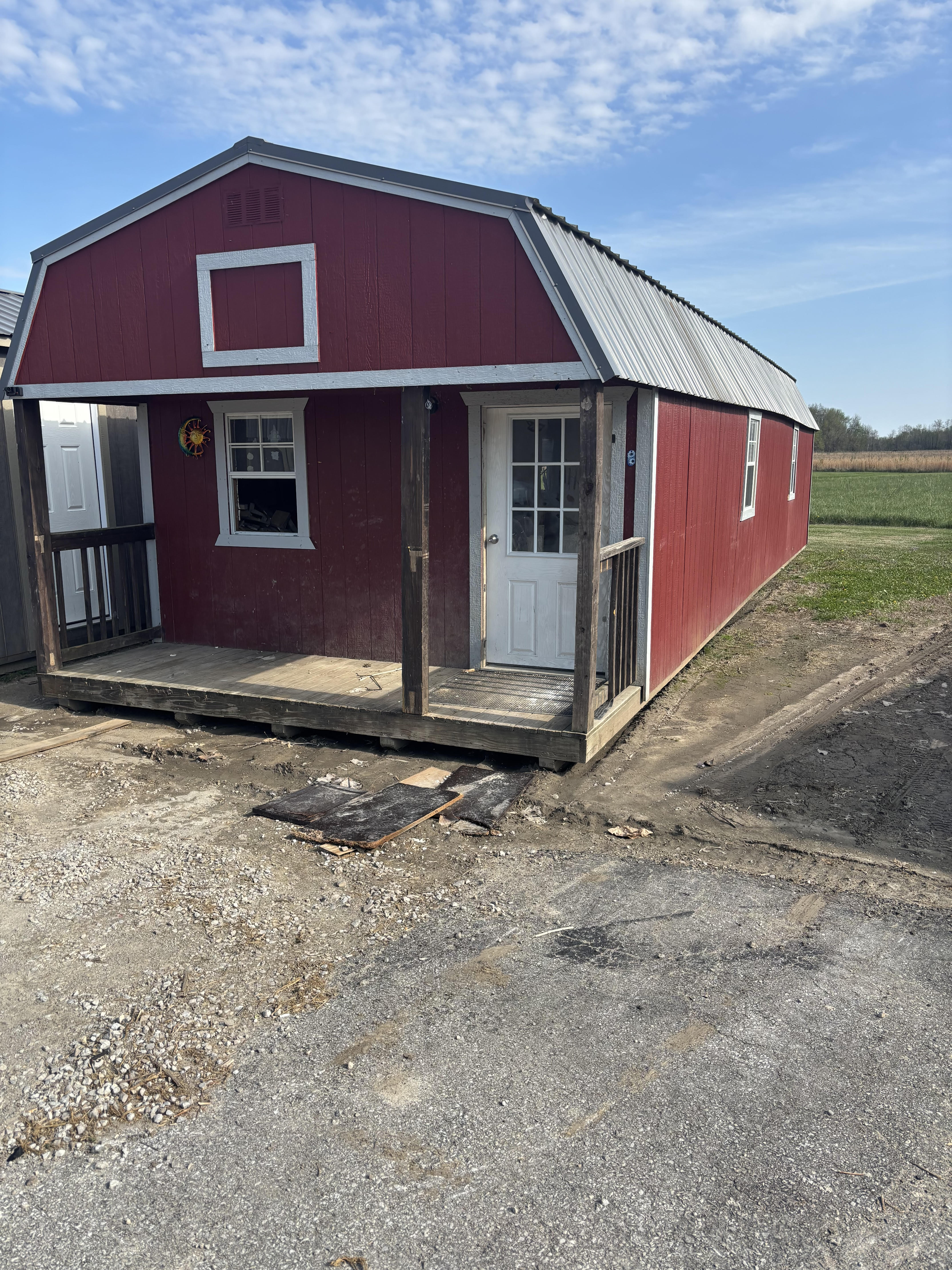 14 x 44 Lofted Barn Cabin – 1