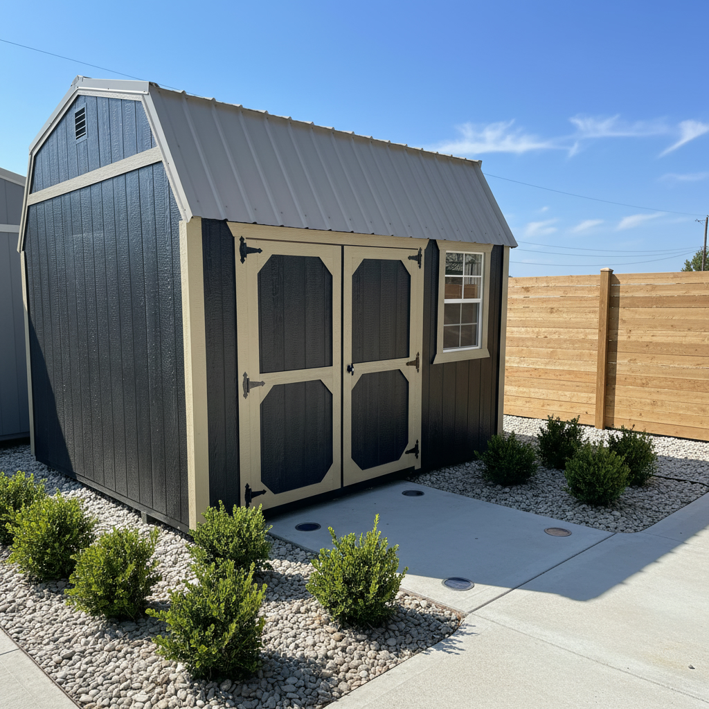 10 x 12 Side Lofted Barn – 1