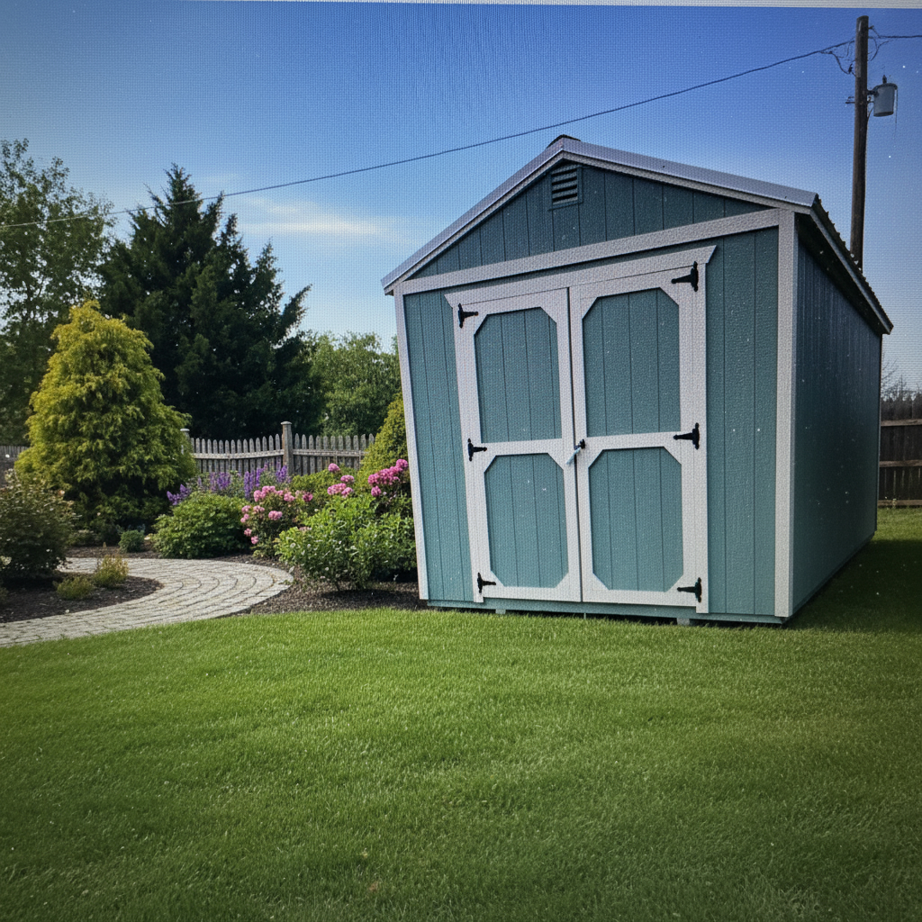 10 x 16 Utility Shed – 1