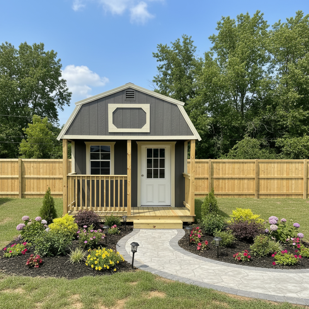 12 x 32 Lofted Barn Cabin – 10