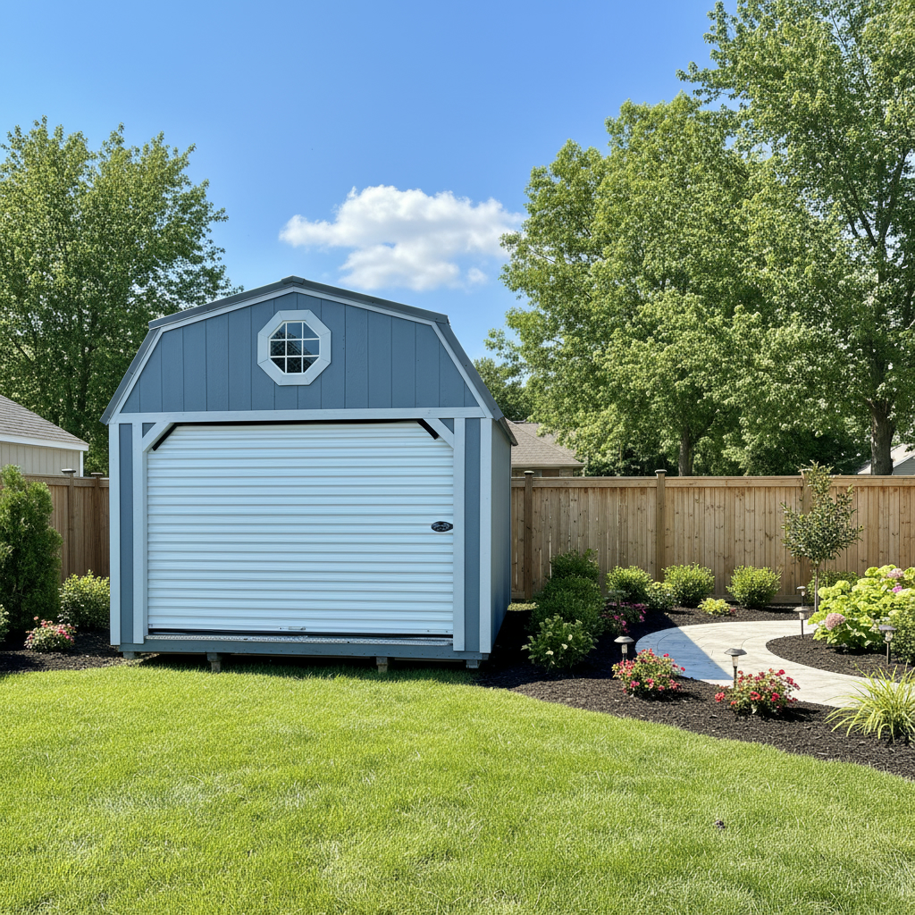 12 x 32 Lofted Garage – 1