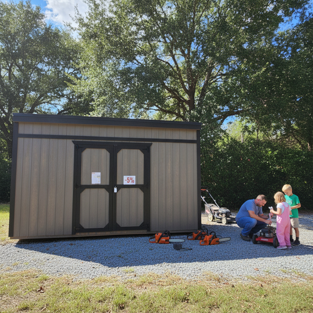 10 x 16 Tool Shed – 1