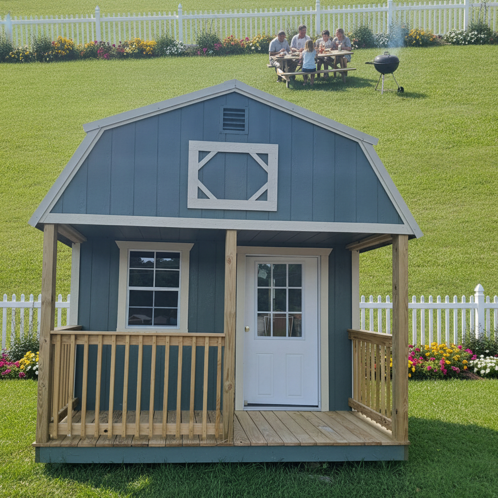 12 x 32 Lofted Barn Cabin – 3