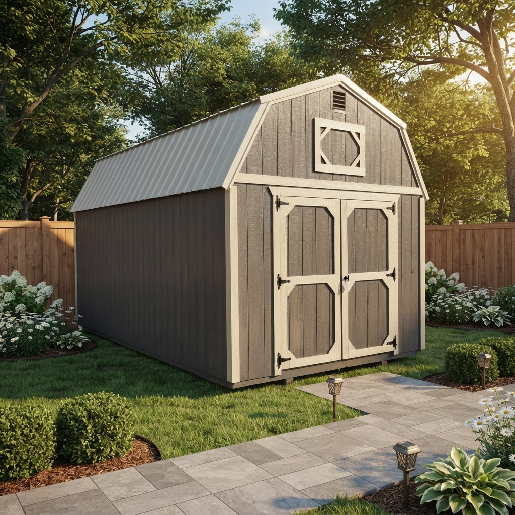 10 x 20 Lofted Barn – 1