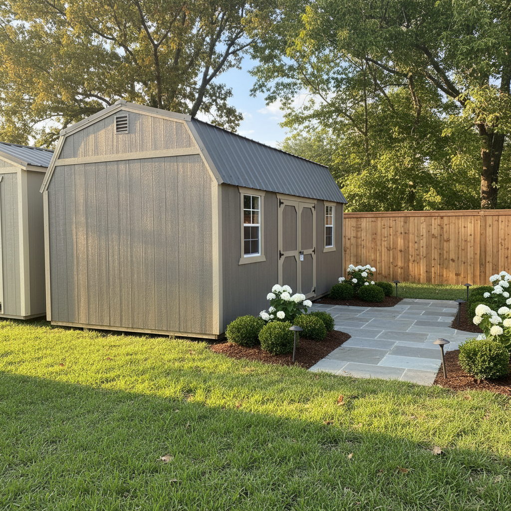 10 x 20 Side Lofted Barn – 1