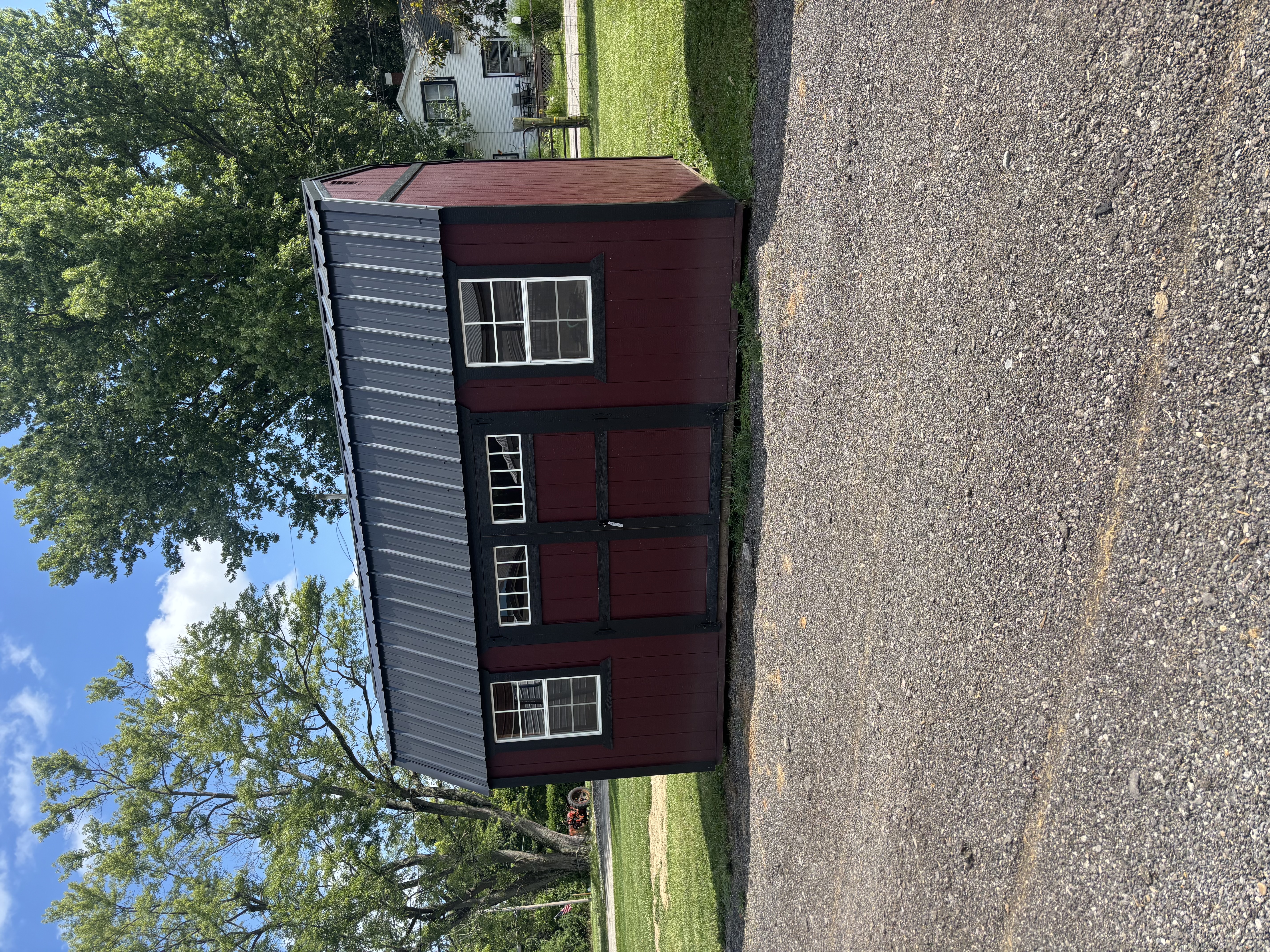 10 x 16 Side Lofted Barn – 1