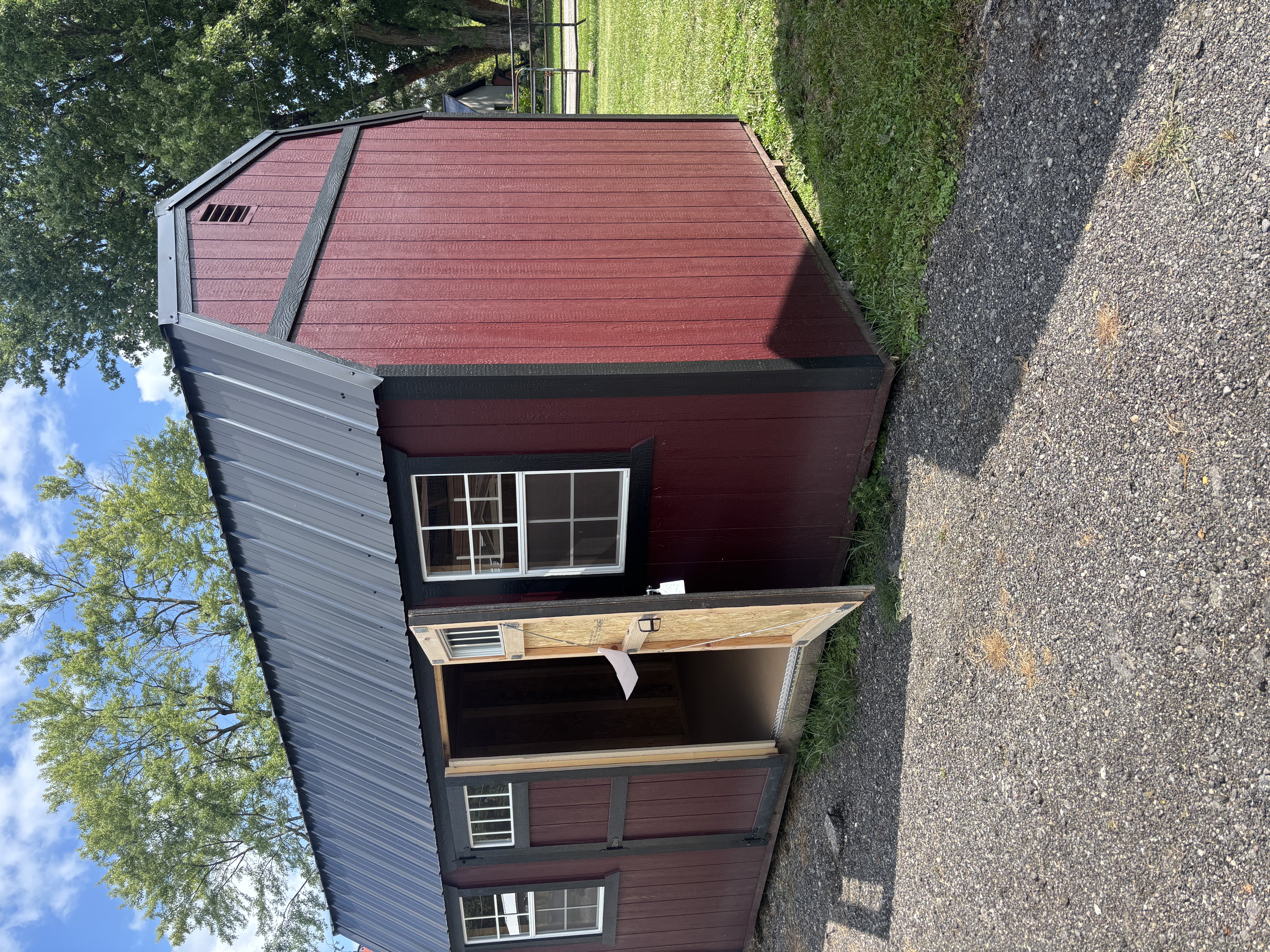 10 x 16 Side Lofted Barn – 6