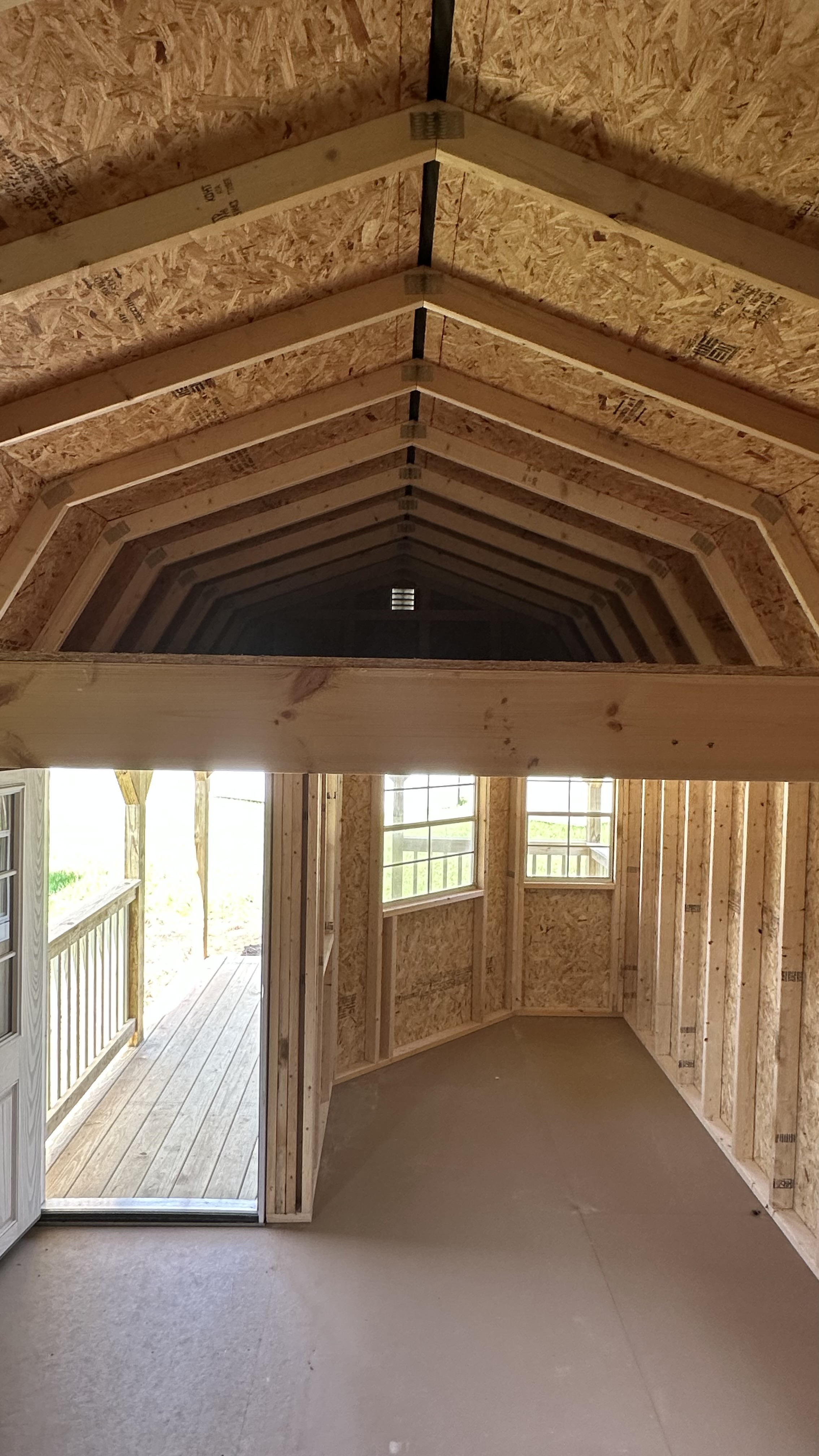 12 x 32 Deluxe Lofted Barn Cabin – 6
