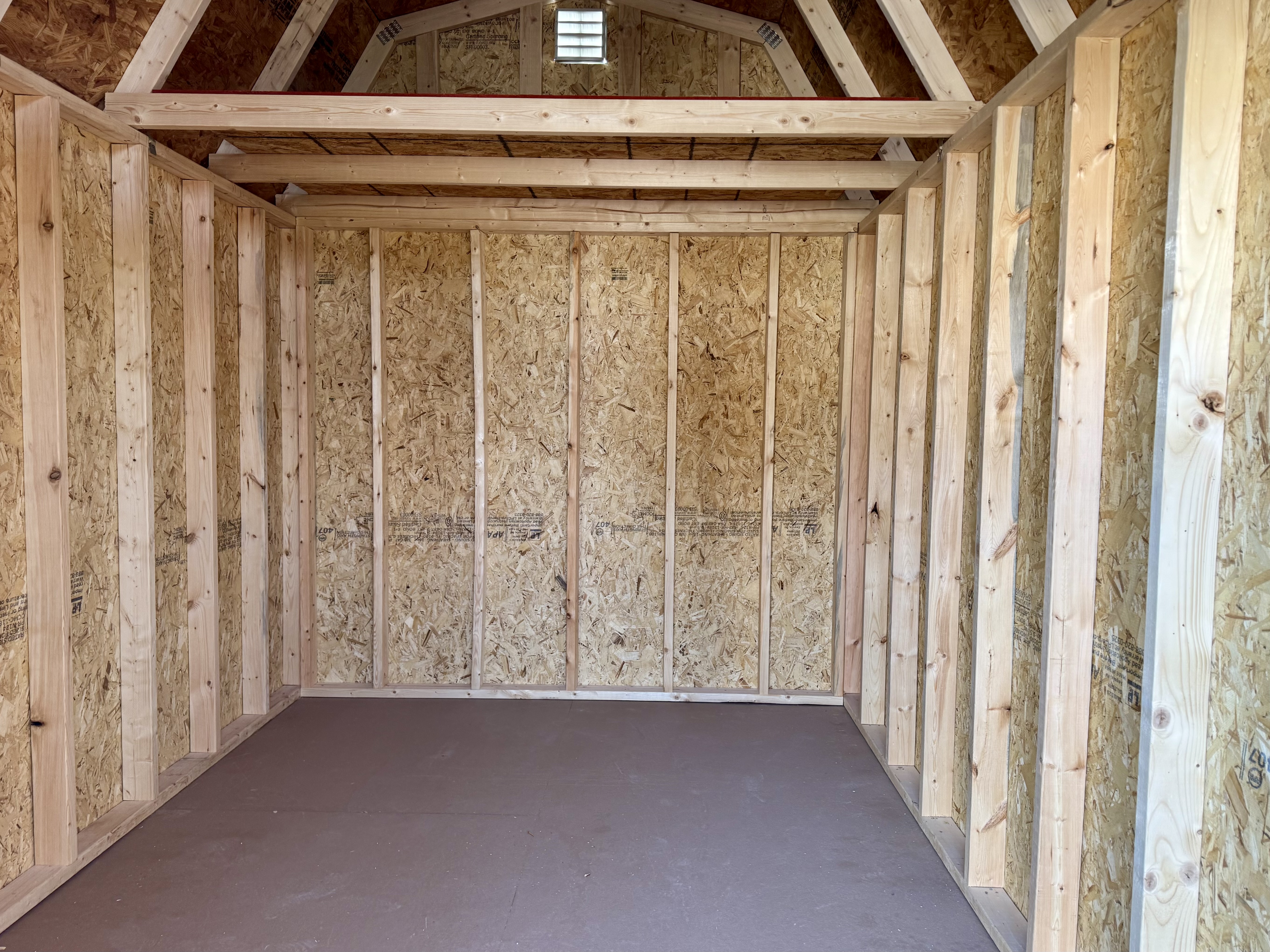 8 x 12 Lofted Barn – 3