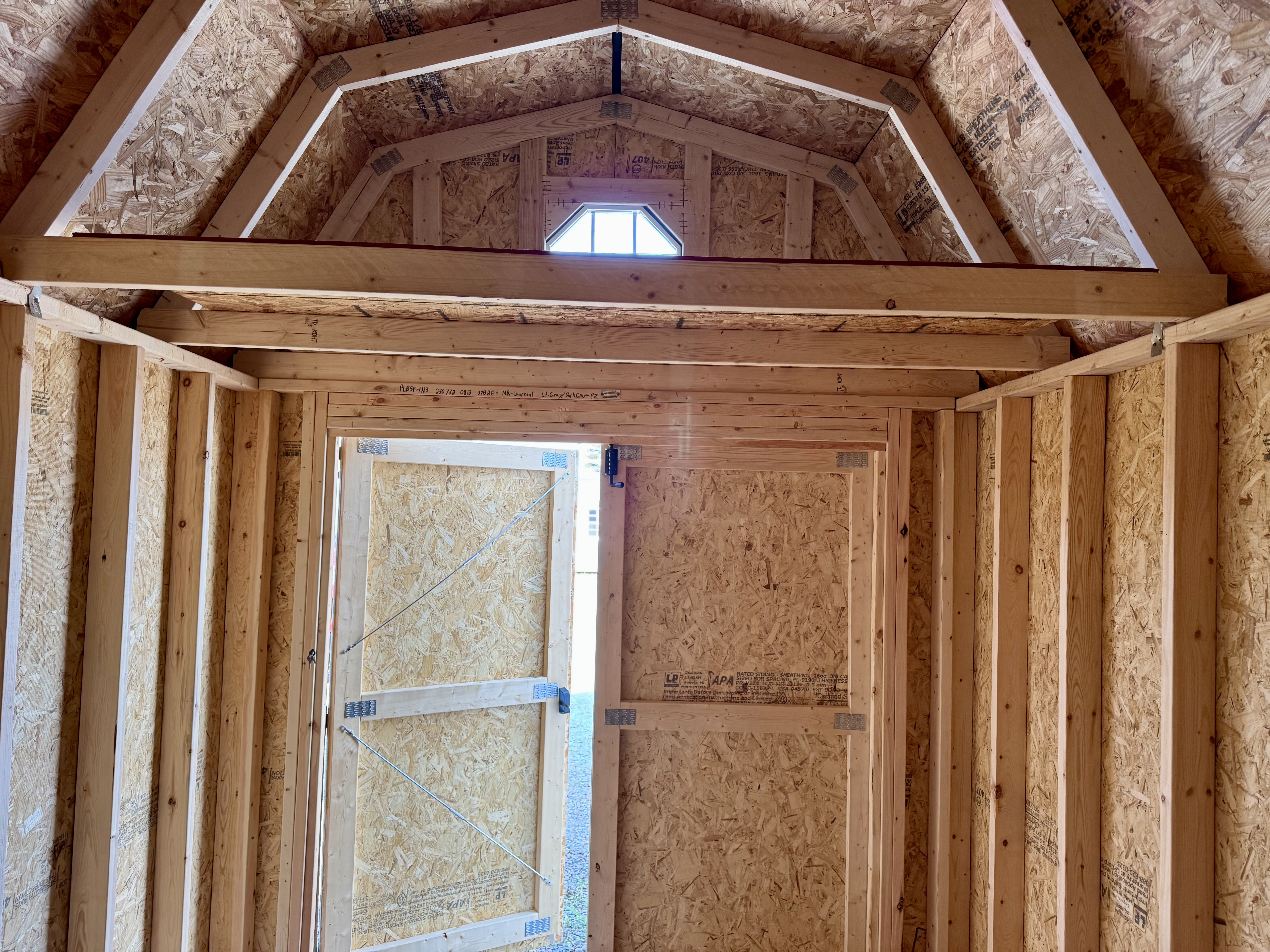 8 x 12 Lofted Barn – 4
