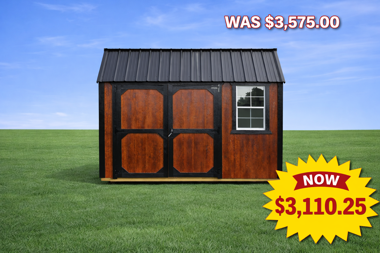 View details for 8 x 12 Side Lofted Barn