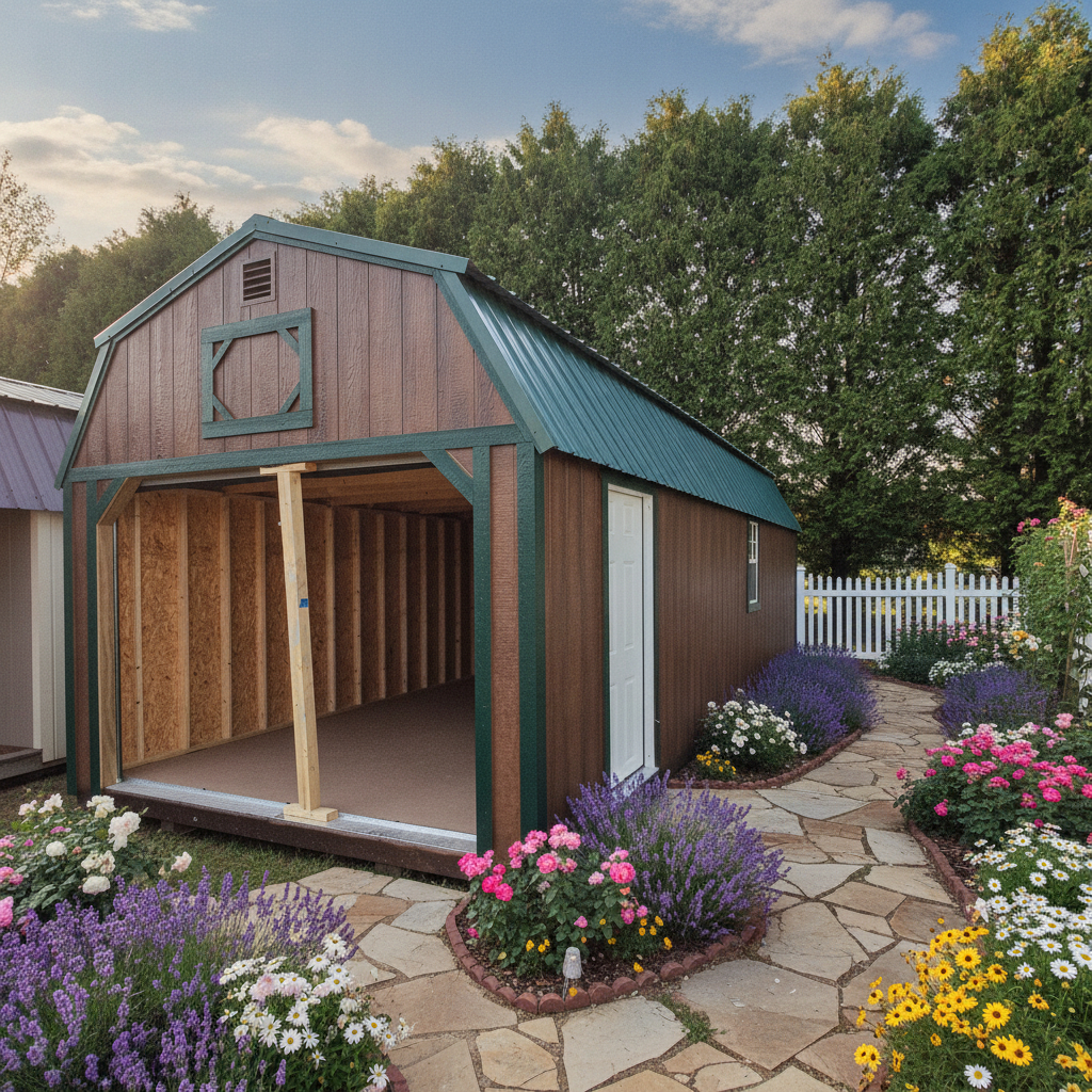 View details for 12 x 32 Lofted Garage