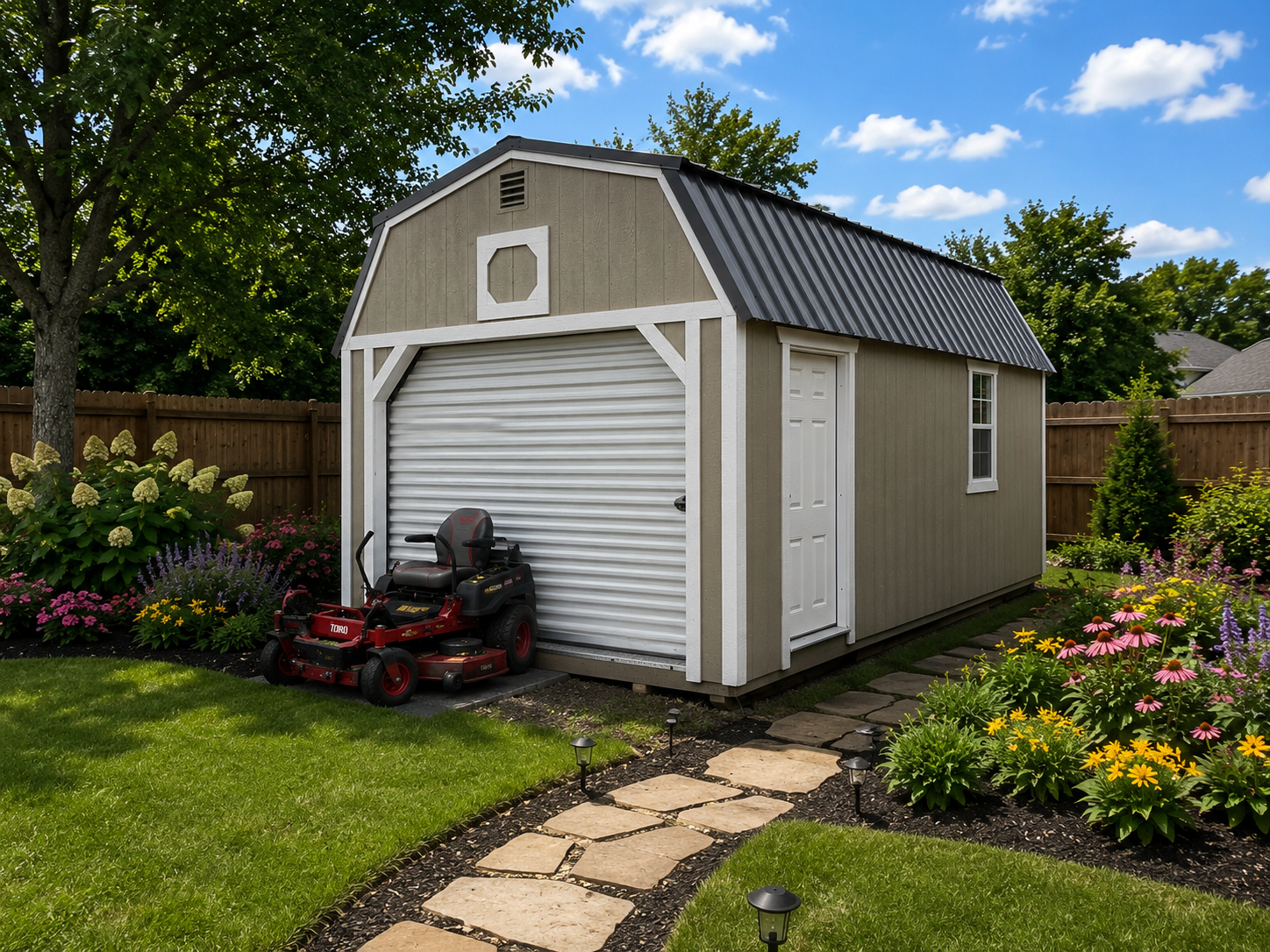 View details for 12 x 24 Lofted Garage
