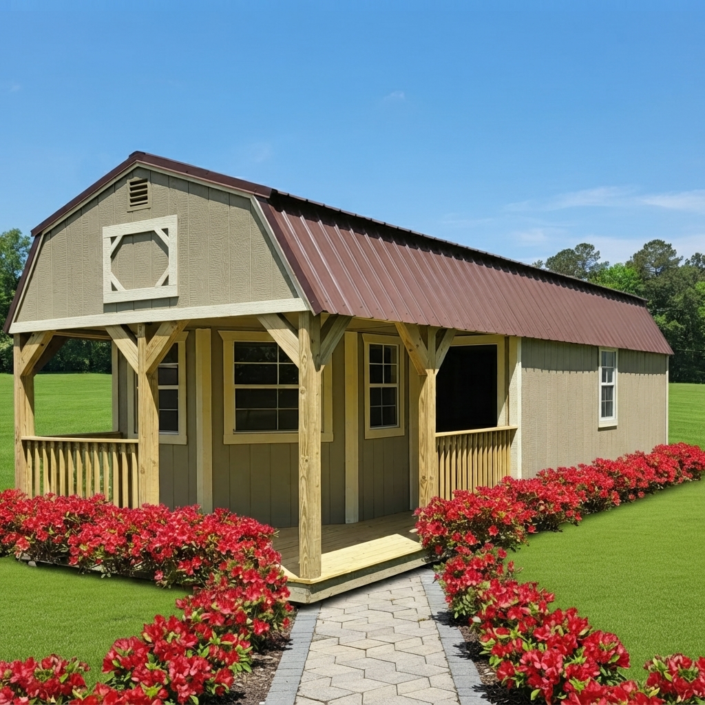 View details for 12 x 32 Deluxe Lofted Barn Cabin
