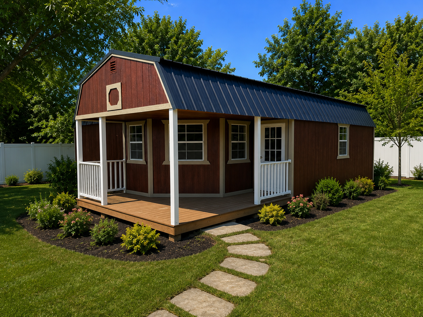View details for 14 x 32 Deluxe Lofted Barn Cabin