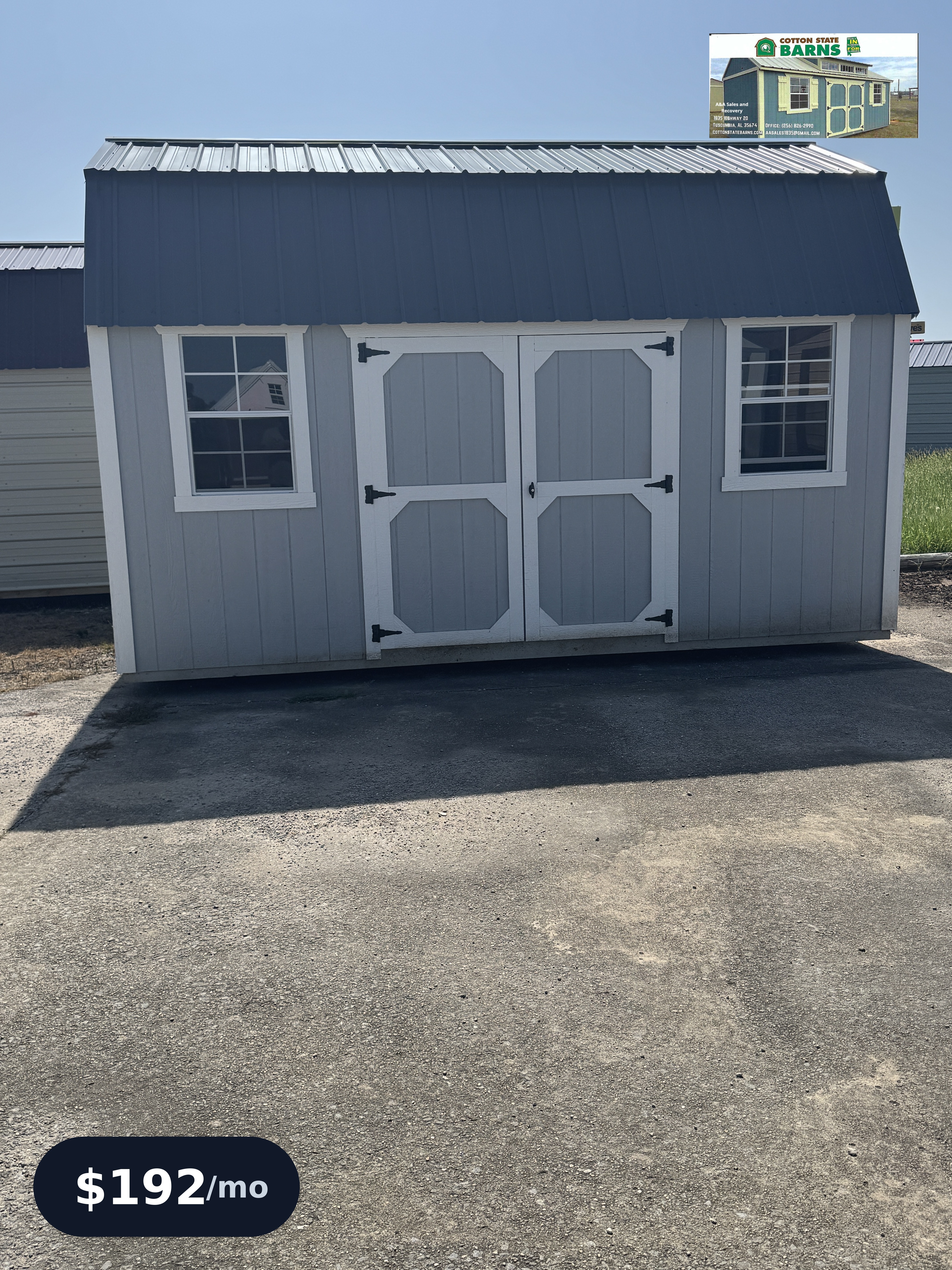 View details for 10 x 16 Side Lofted Barn