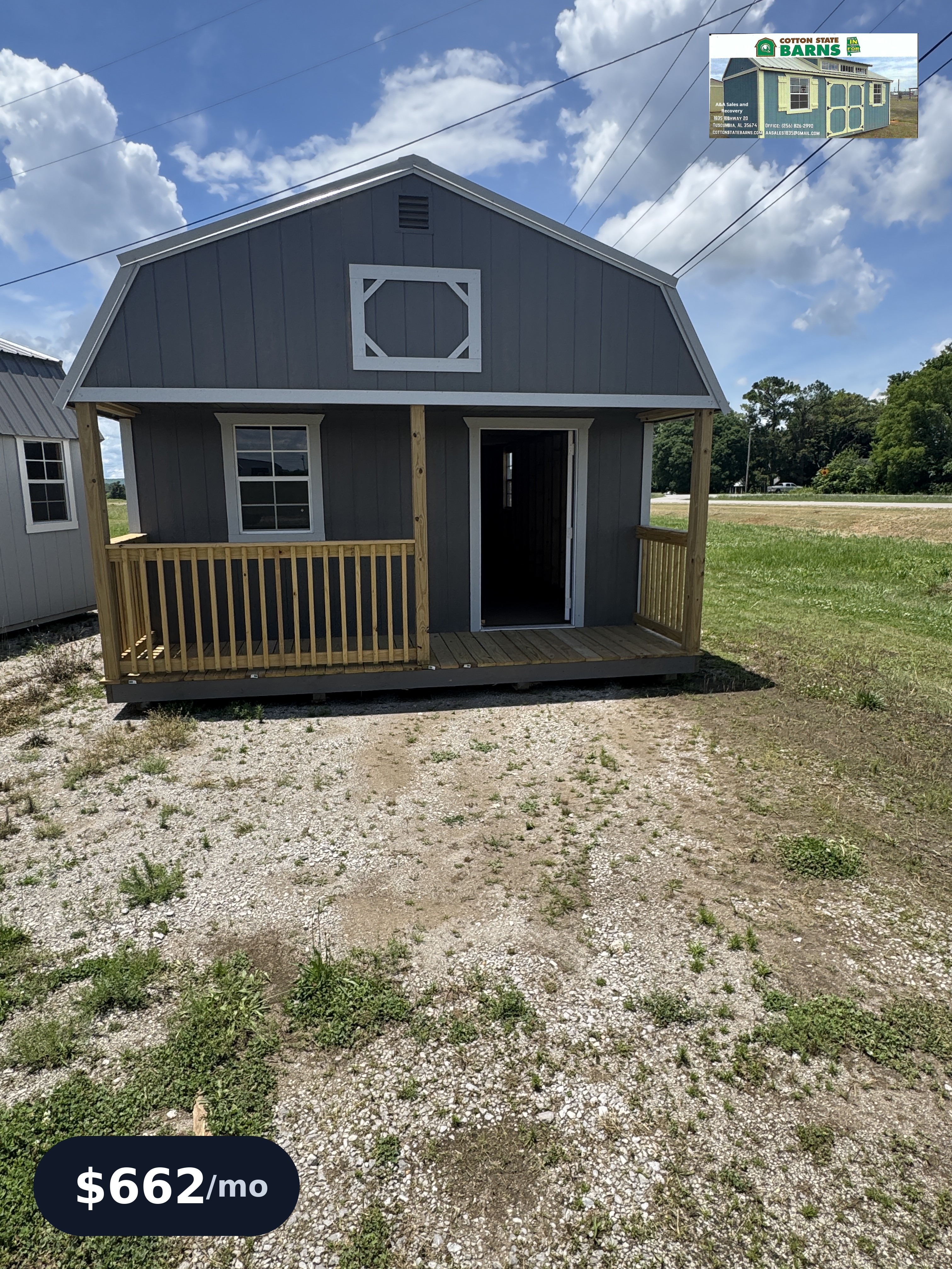 View details for 16 x 40 Lofted Barn Cabin