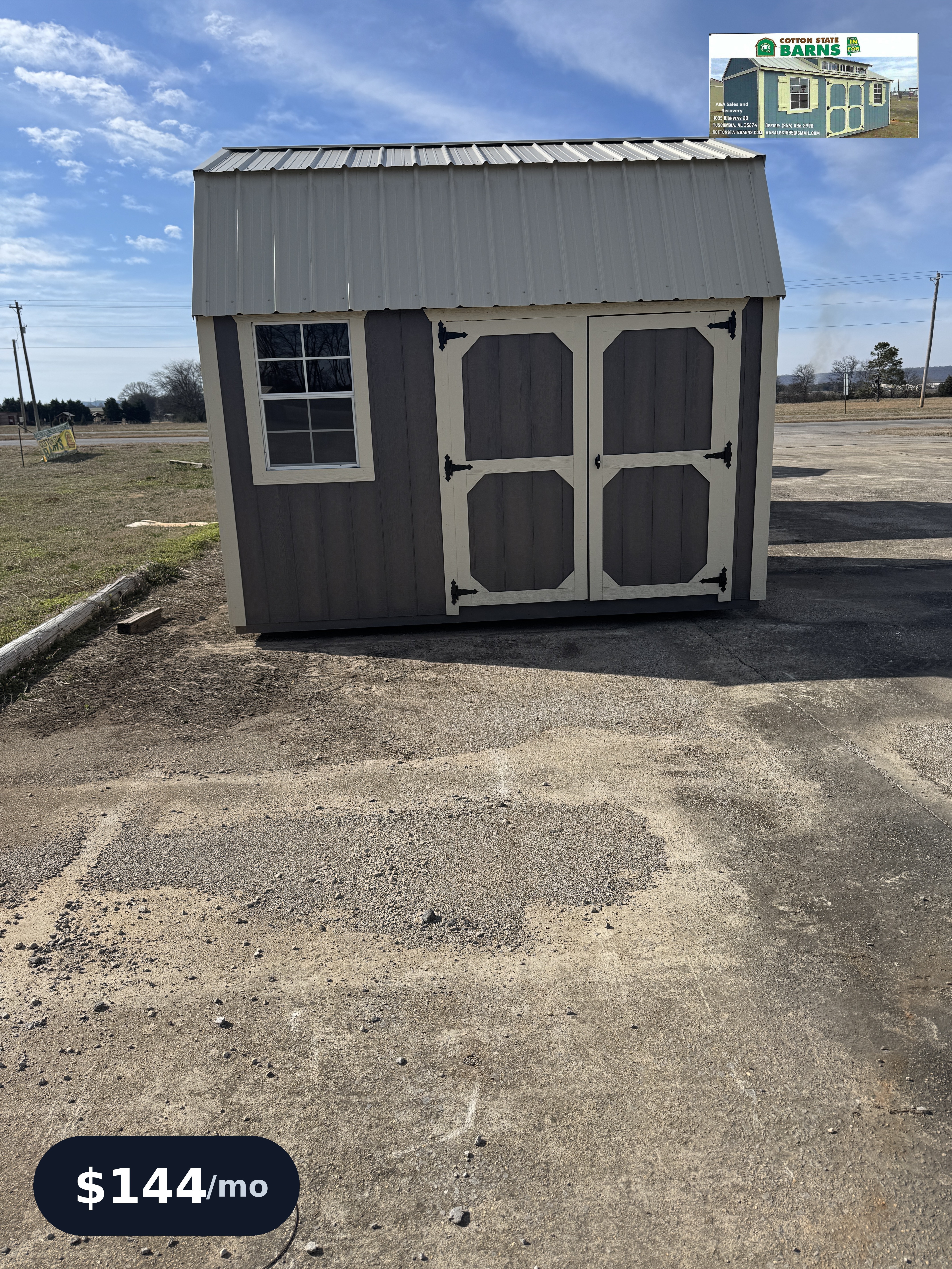View details for 10 x 12 Side Lofted Barn