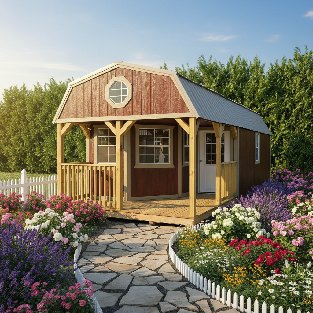 View details for 12 x 32 Deluxe Lofted Barn Cabin