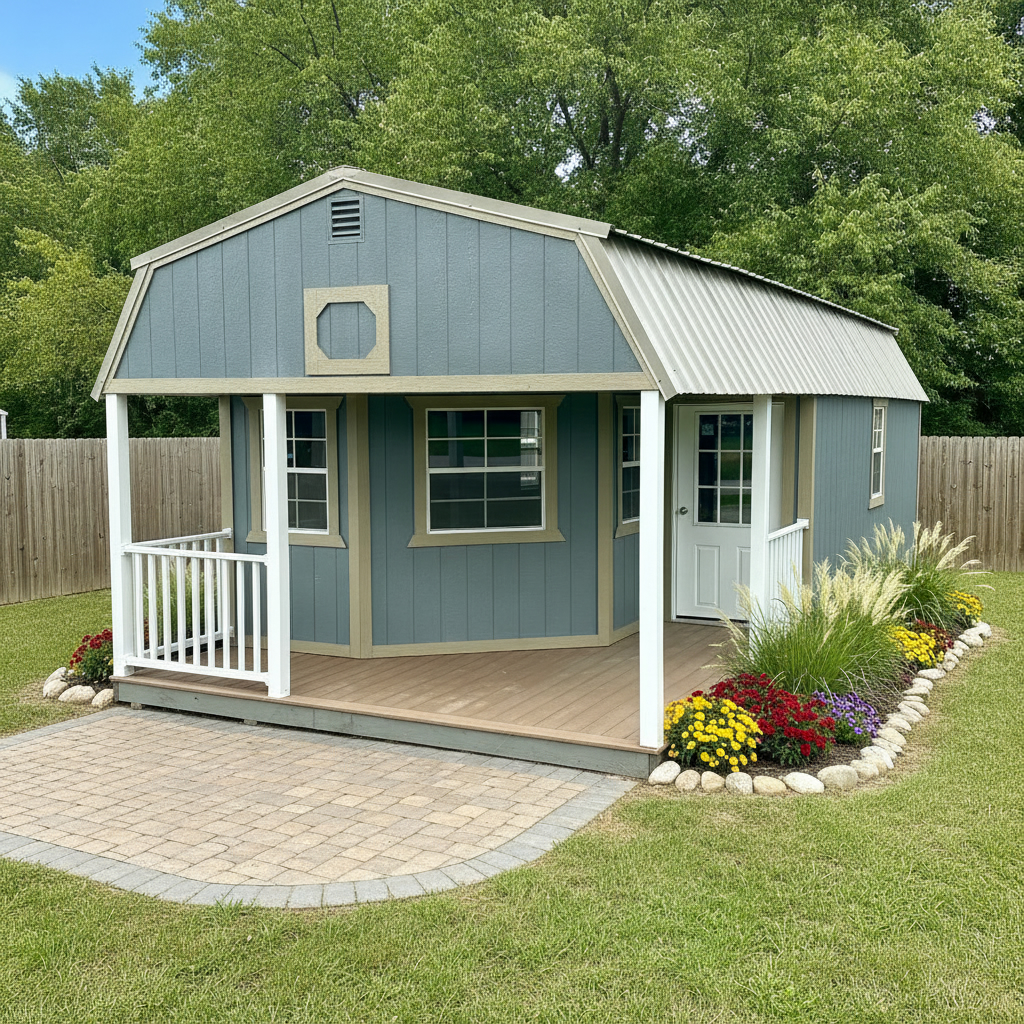 View details for 14 x 32 Deluxe Lofted Barn Cabin