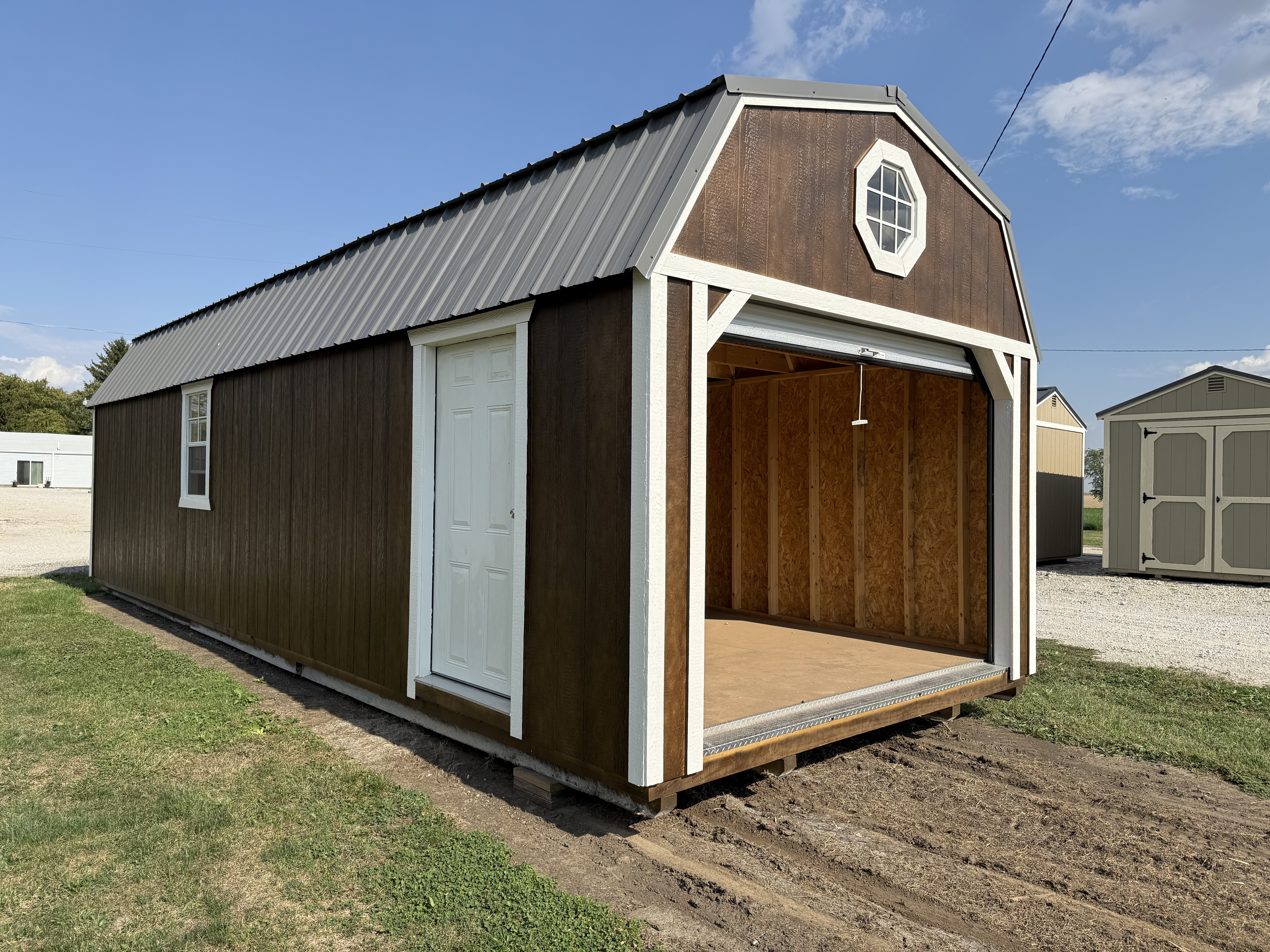 12 x 32 Lofted Garage – 1